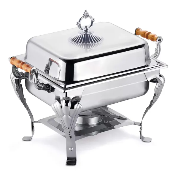 Stainless Steel Warming Container Chafing Dish Food Warmer Food Insulation Stainless Steel Warmer for Catering Buffets Parties with Container