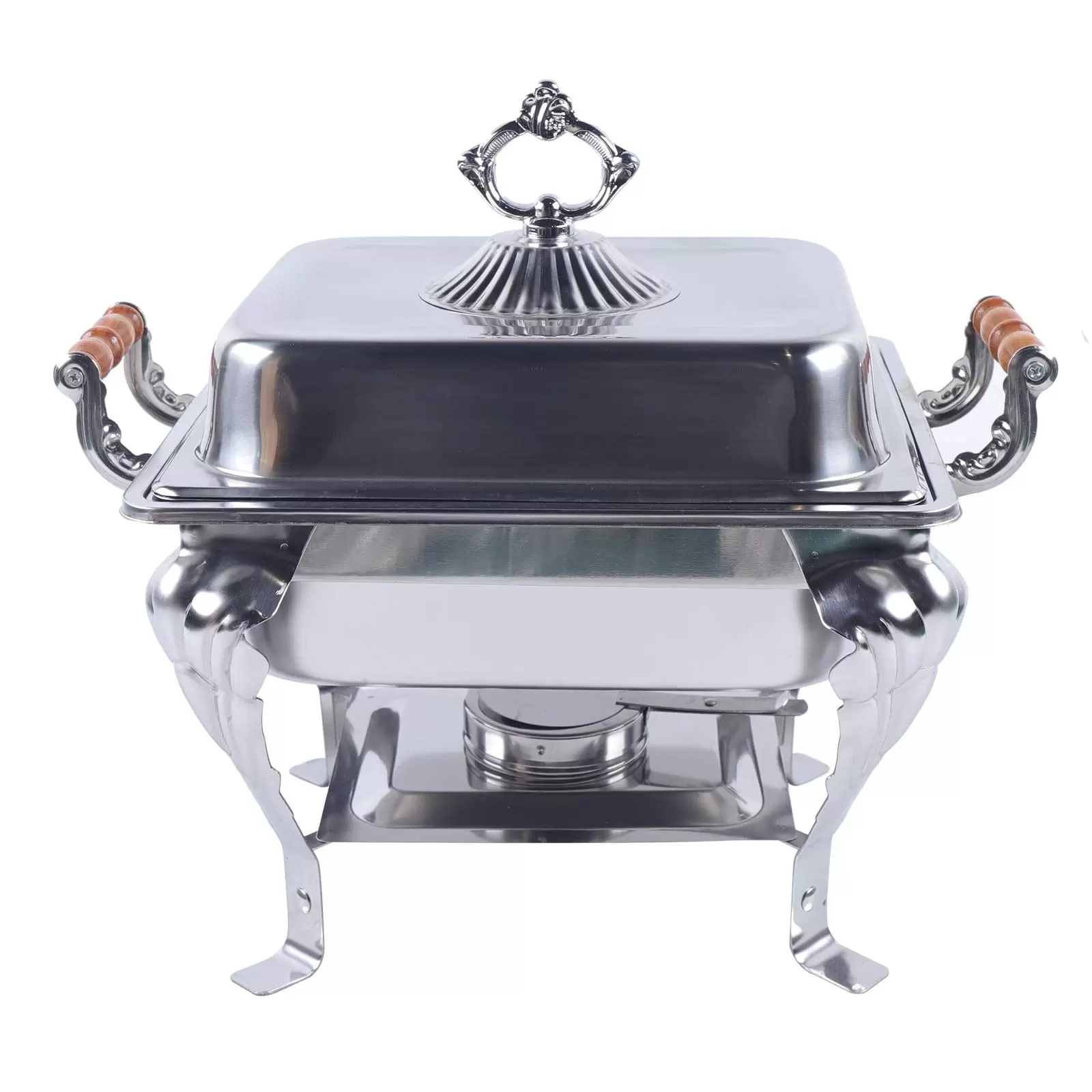 Stainless Steel Warming Container Chafing Dish Food Warmer Food Insulation Stainless Steel Warmer for Catering Buffets Parties with Container