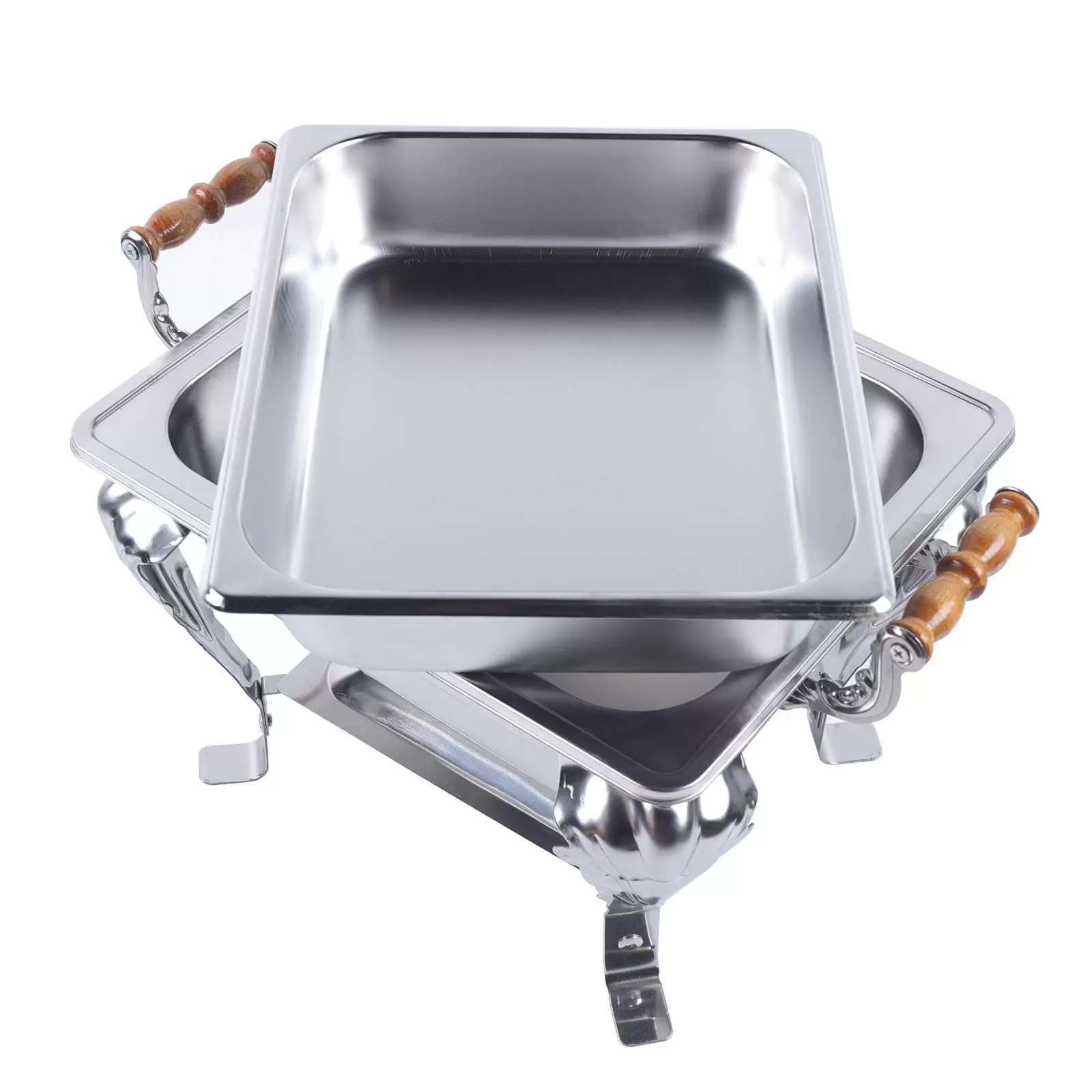 Stainless Steel Warming Container Chafing Dish Food Warmer Food Insulation Stainless Steel Warmer for Catering Buffets Parties with Container Stainless Steel Warming Container Chafing Dish Food Warmer Food Insulation Stainless Steel Warmer for Catering Buffets Parties with Container