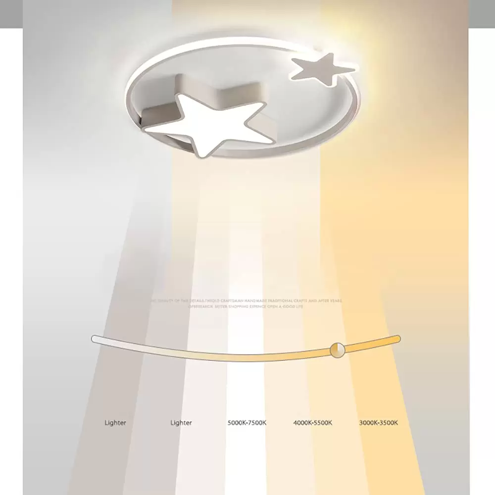 29W LED Ceiling Light - Creative Starry Sky - Dimmable - Easy to Install - White