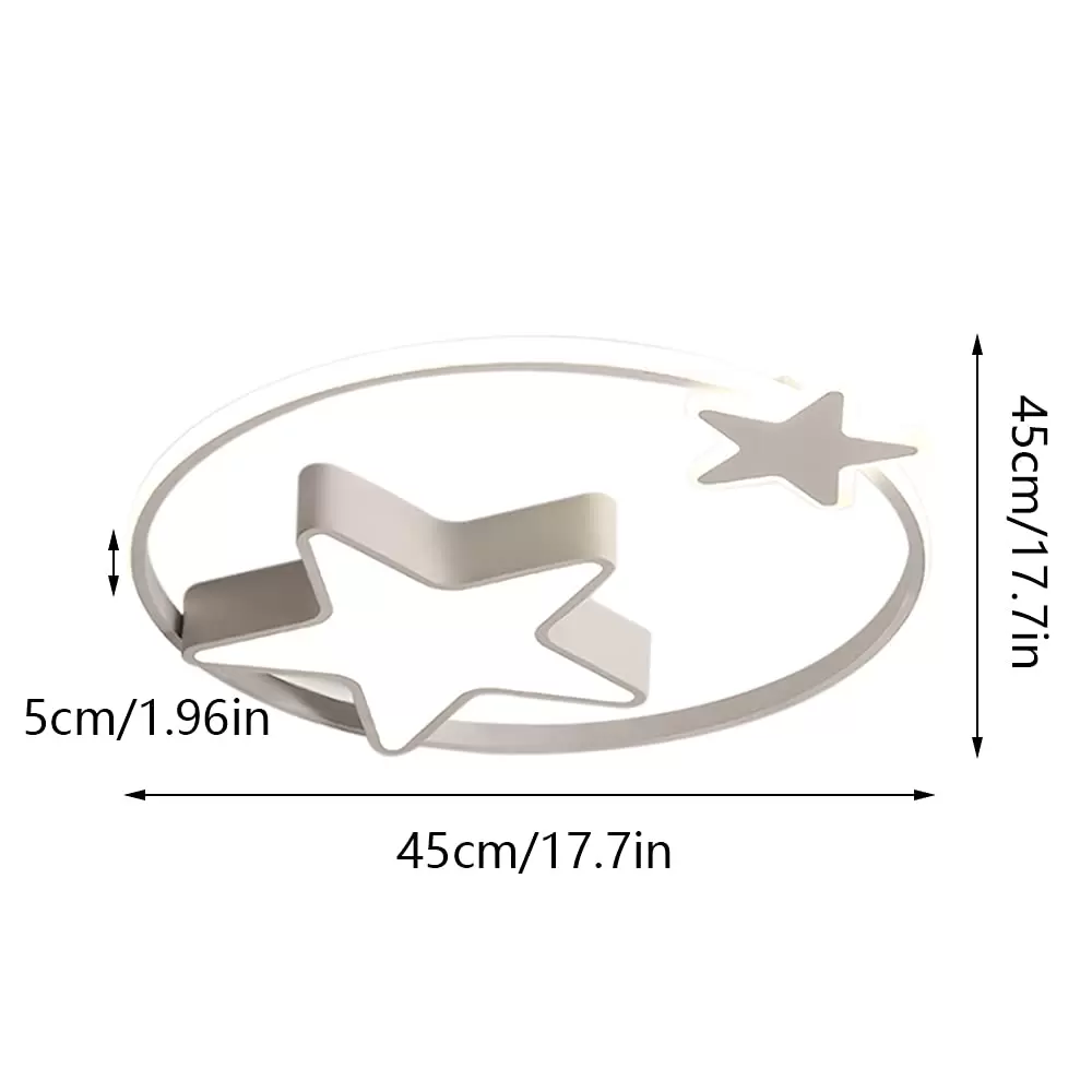 29W LED Ceiling Light - Creative Starry Sky - Dimmable - Easy to Install - White