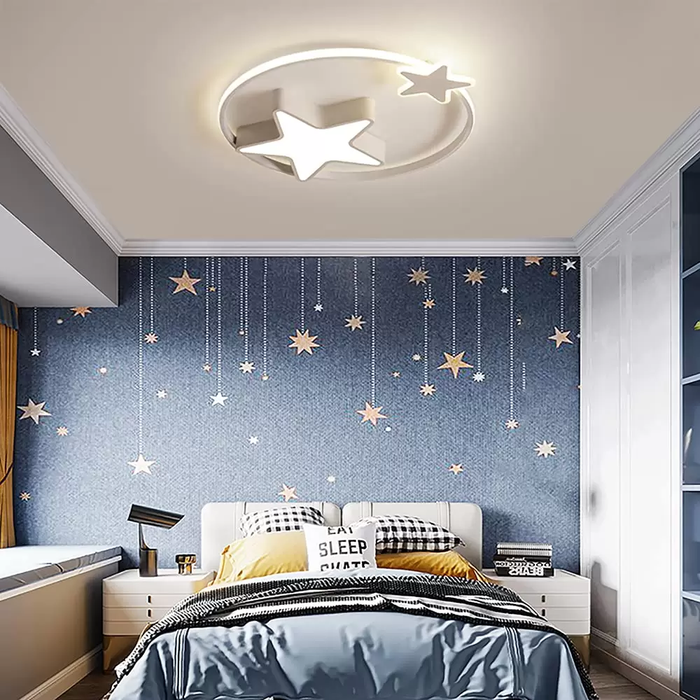 29W LED Ceiling Light - Creative Starry Sky - Dimmable - Easy to Install - White