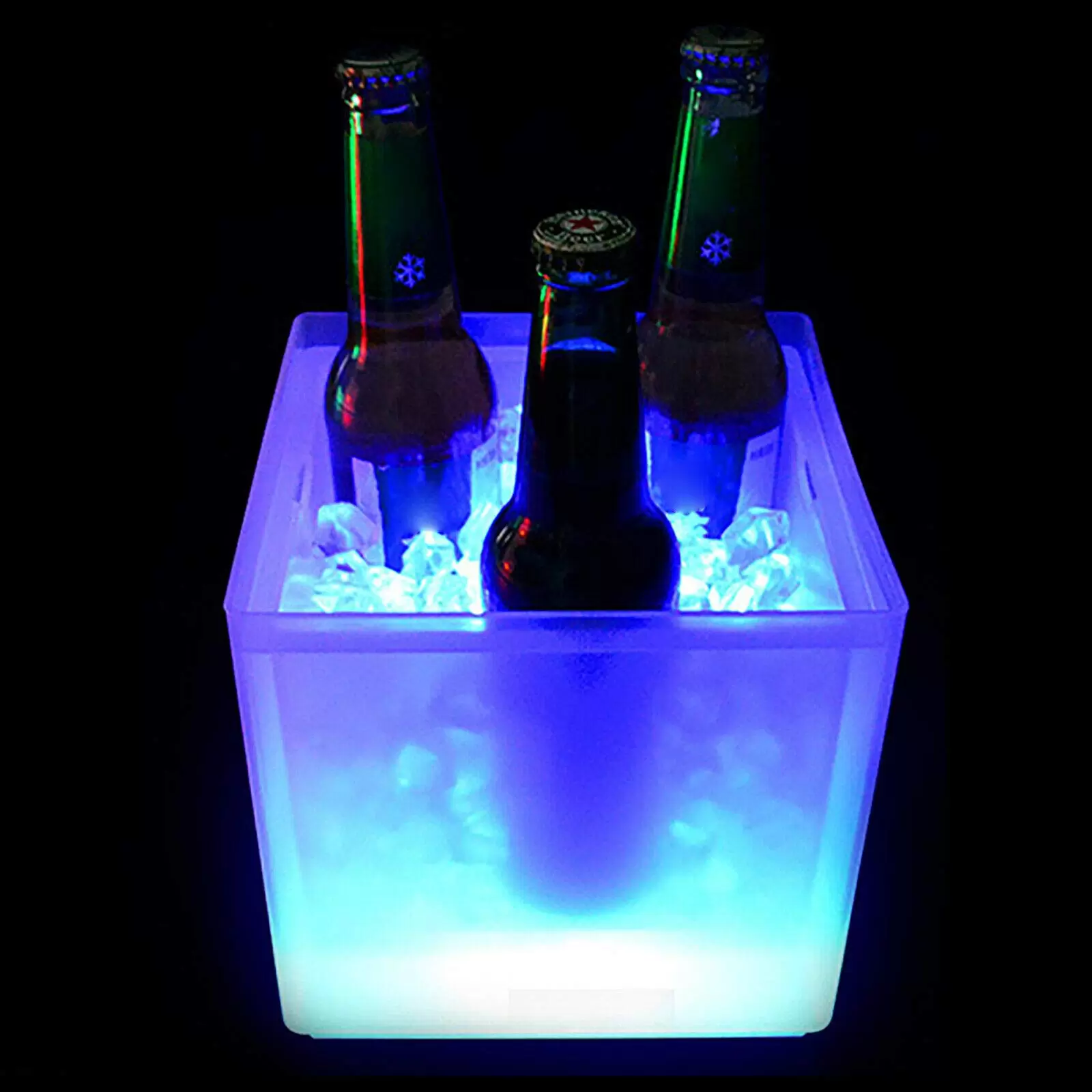 Under 40 Euro Color Changing Ice Bucket - 3.5L Ice Bucket with RGB LED Light