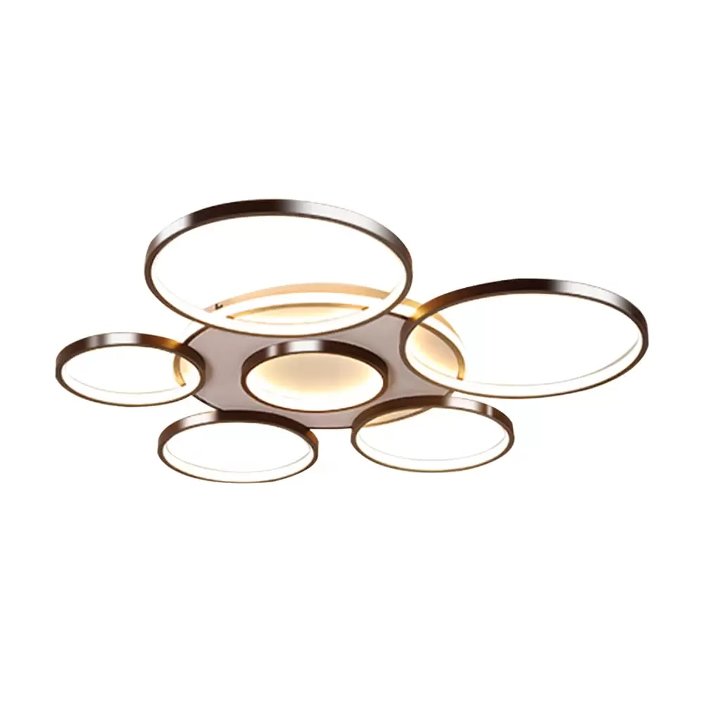 CNCEST Luxury 7 Head Dimmable LED Chandelier for Living Room Bedroom