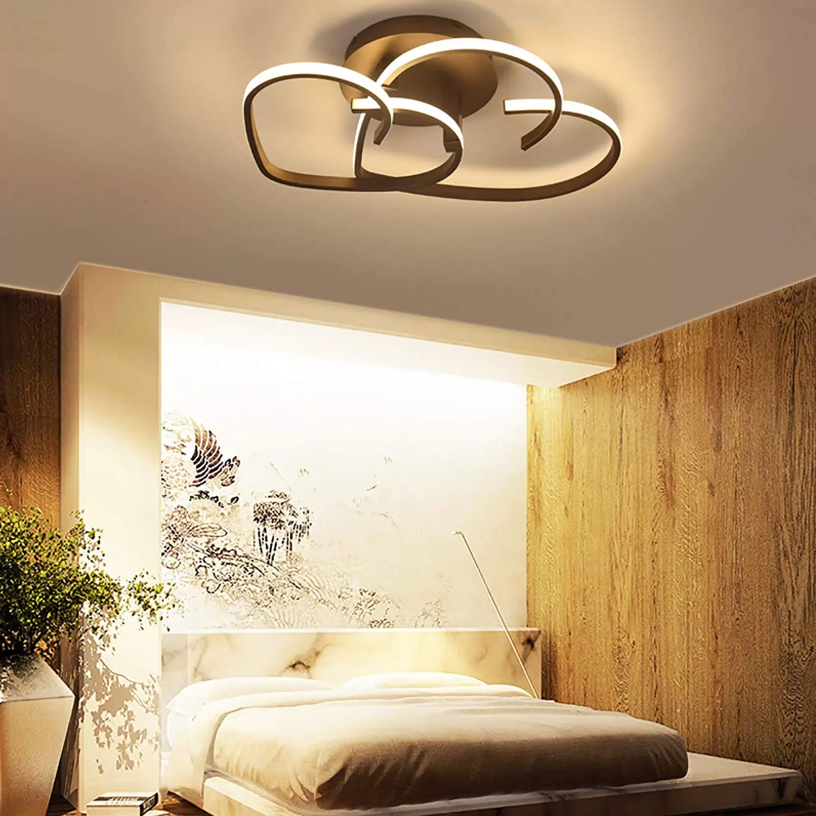 LED Modern Ceiling Light Dimmable Remote Control Bedroom Pendant Light Heart Shape Design for Bedroom Living Room Dining Room Kid's Room LED Modern Ceiling Light Dimmable Remote Control Bedroom Pendant Light Heart Shape Design for Bedroom Living Room Dining Room Kid's Room