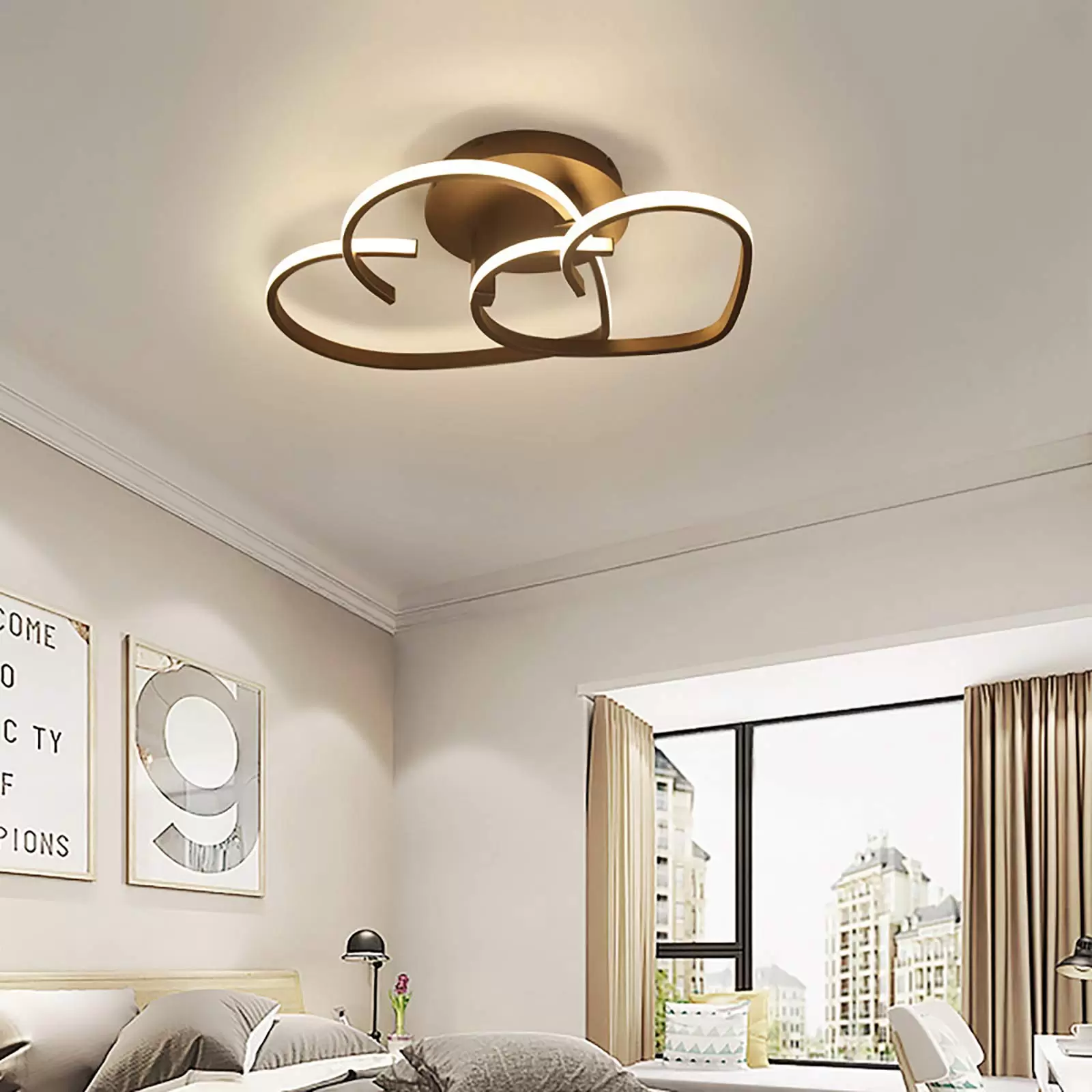 LED Modern Ceiling Light Dimmable Remote Control Bedroom Pendant Light Heart Shape Design for Bedroom Living Room Dining Room Kid's Room LED Modern Ceiling Light Dimmable Remote Control Bedroom Pendant Light Heart Shape Design for Bedroom Living Room Dining Room Kid's Room