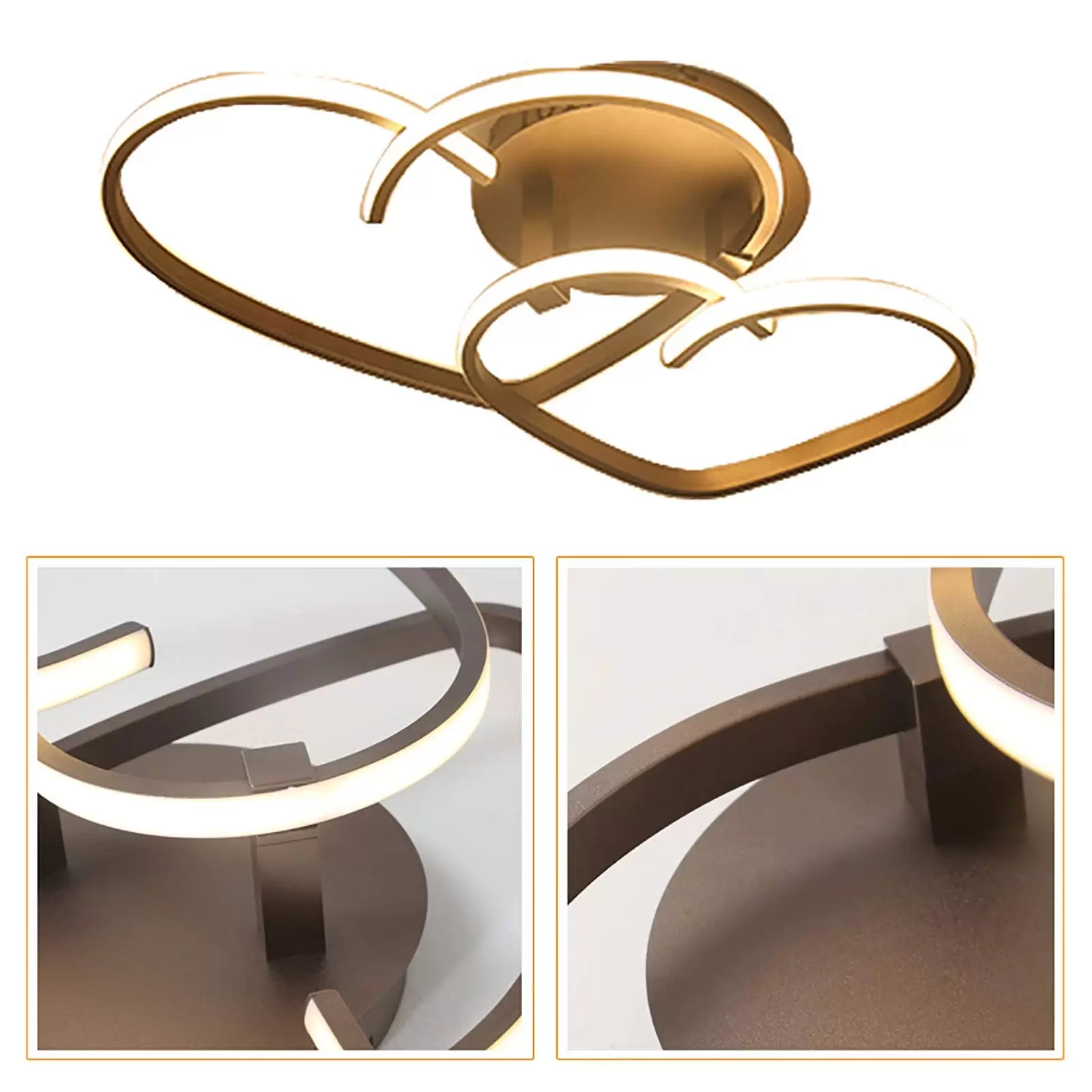 LED Modern Ceiling Light Dimmable Remote Control Bedroom Pendant Light Heart Shape Design for Bedroom Living Room Dining Room Kid's Room LED Modern Ceiling Light Dimmable Remote Control Bedroom Pendant Light Heart Shape Design for Bedroom Living Room Dining Room Kid's Room