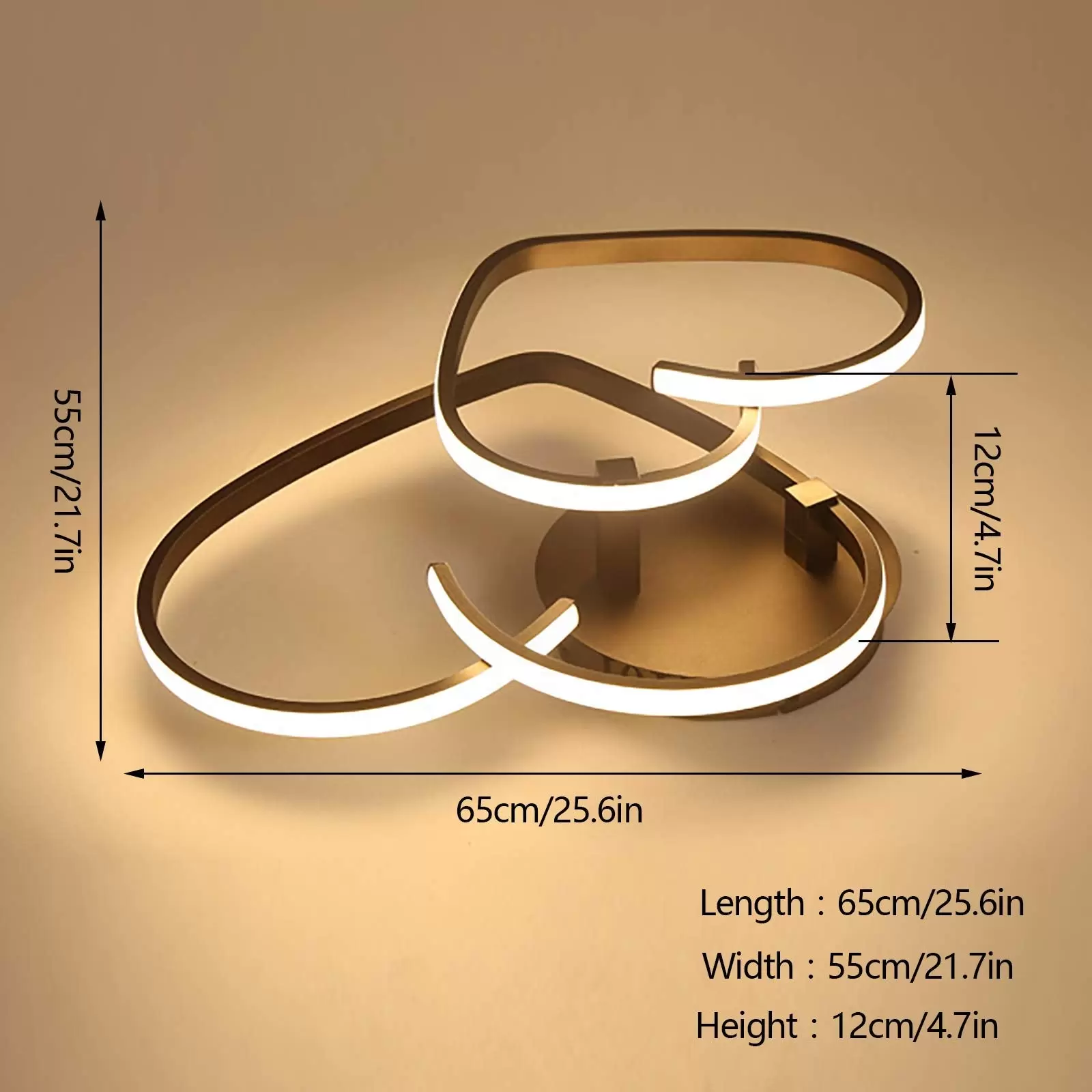 LED Modern Ceiling Light Continuously Dimmable Heart Shape Design with Remote Control Bedroom Lamp Stepless Adjusted LED Modern Ceiling Light Continuously Dimmable Heart Shape Design with Remote Control Bedroom Lamp Stepless Adjusted
