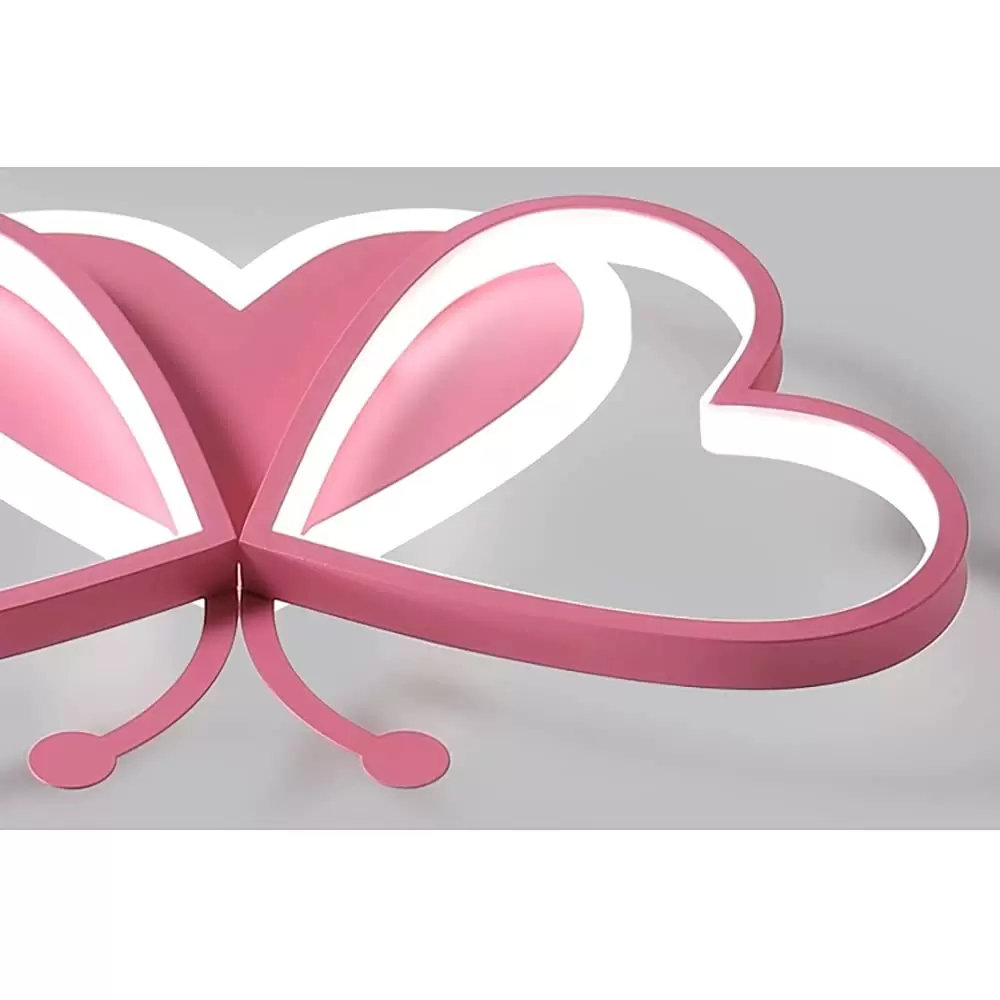 Ceiling Lights - 90W Pink Butterfly Design Ceiling Lamp for Bedroom, Children's Room, Restaurant (Dimmable) Ceiling Lights - 90W Pink Butterfly Design Ceiling Lamp for Bedroom, Children's Room, Restaurant (Dimmable)