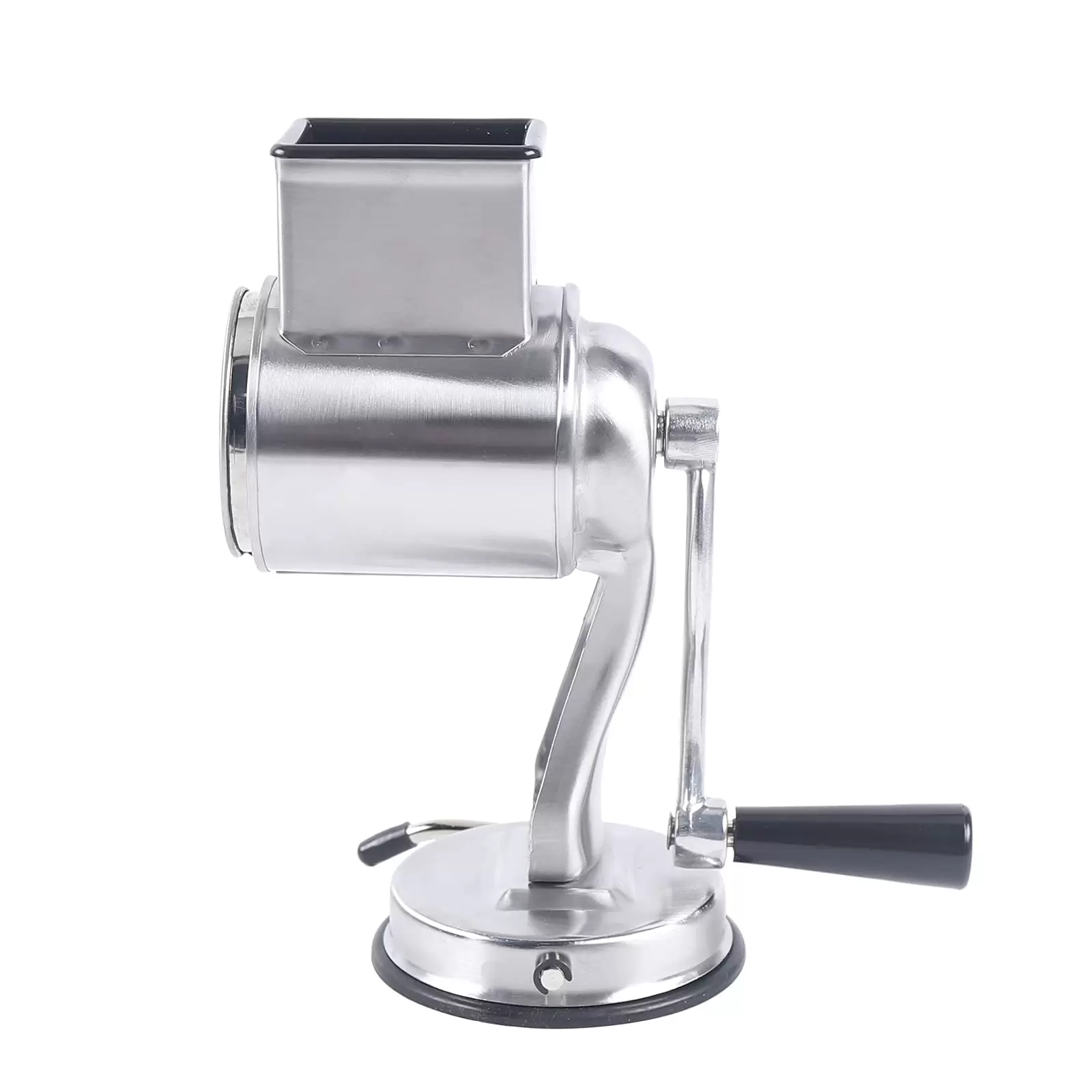 Stainless Steel Manual Grater With 5 Different Blades For Carrots Cucumbers Potatoes Stainless Steel Rotary Grater Silver Rotary Grater