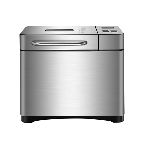 Stainless Steel Programmable Bread Maker Automatic Bread Maker Digital Touch Screen Fruit Dispenser with 1 Hour Automatic Heat Preservation