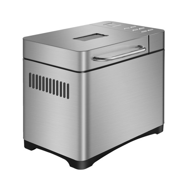 Stainless Steel Programmable Bread Maker Automatic Bread Maker Digital Touch Screen Fruit Dispenser with 1 Hour Automatic Heat Preservation