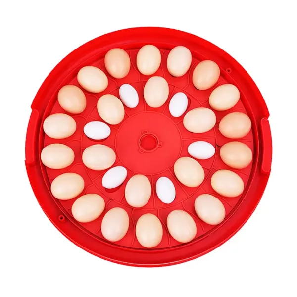 Fully Automatic 30 Egg Incubator Round Digital Hatcher with automatic temperature control Suitable For Incubating Chicken Duck Pigeon Quail Eggs Fully Automatic 30 Egg Incubator Round Digital Hatcher with automatic temperature control Suitable For Incubating Chicken Duck Pigeon Quail Eggs