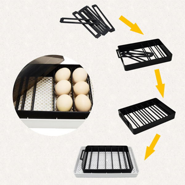 12 Eggs Fully Automatic Breeding Machine Brooder Surface Breeder Incubator 12 Egg Incubator Quail Duck Goose Hatcher Digital Automatic Turner Temp Control