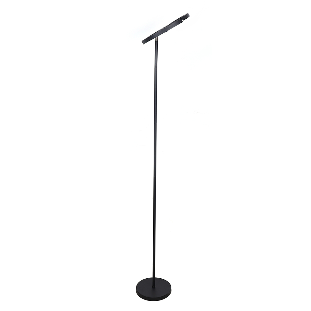 2 Color Dimmable LED Floor Lamp 14W RGB 7 LED Modern Reading Lamp with Remote Control for Living Room Bedroom Office Hotel