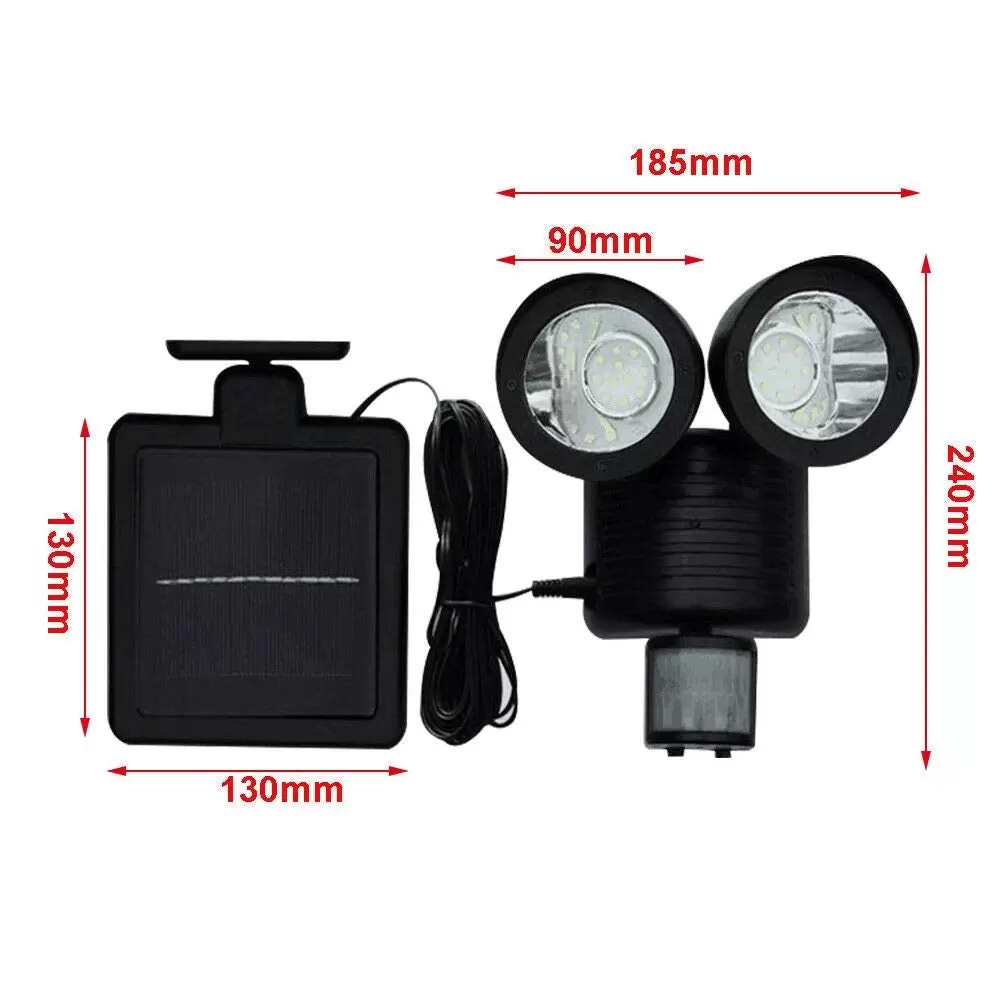 LED Solar Wall Light with 5m Cable, Adjustable Angle, Waterproof, Solar Garden Light with Motion Sensor, Security Wall Lamp LED Solar Wall Light with 5m Cable, Adjustable Angle, Waterproof, Solar Garden Light with Motion Sensor, Security Wall Lamp