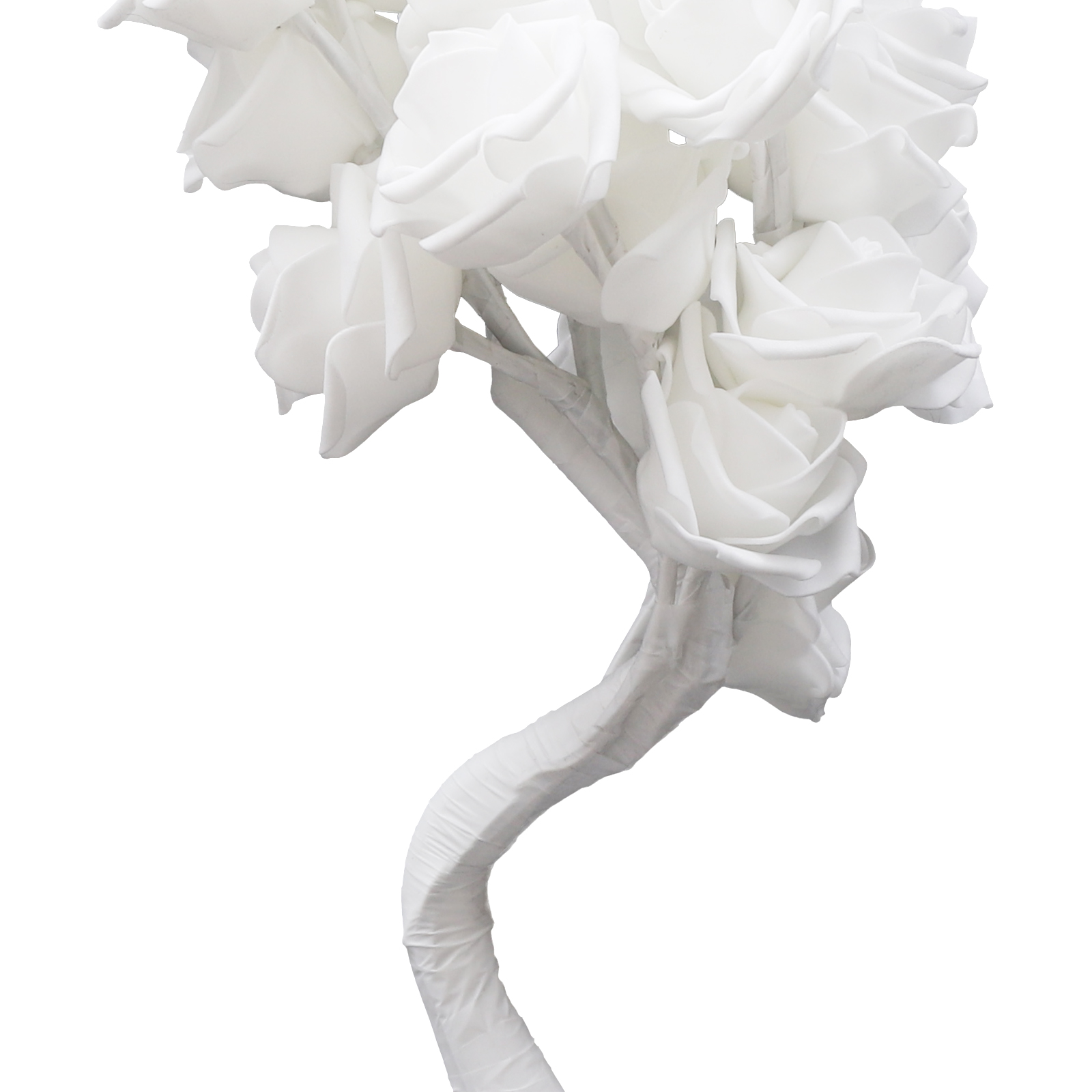 Flower Table Lamp, LED Night Light, Rose Lamp, for Bedroom, Dining Room Lighting, 10*10*45cm, White
