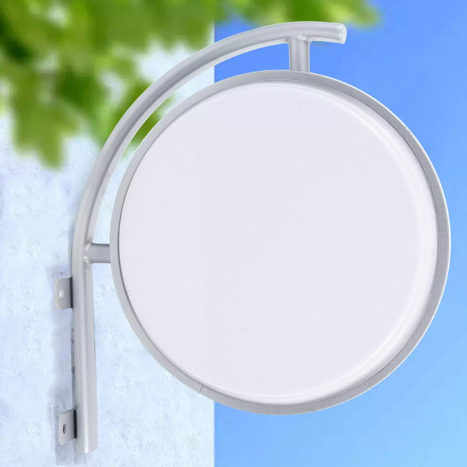 Double-sided round LED box - Diameter: 40 cm - With 1.5 m power cable Double-sided round LED box - Diameter: 40 cm - With 1.5 m power cable