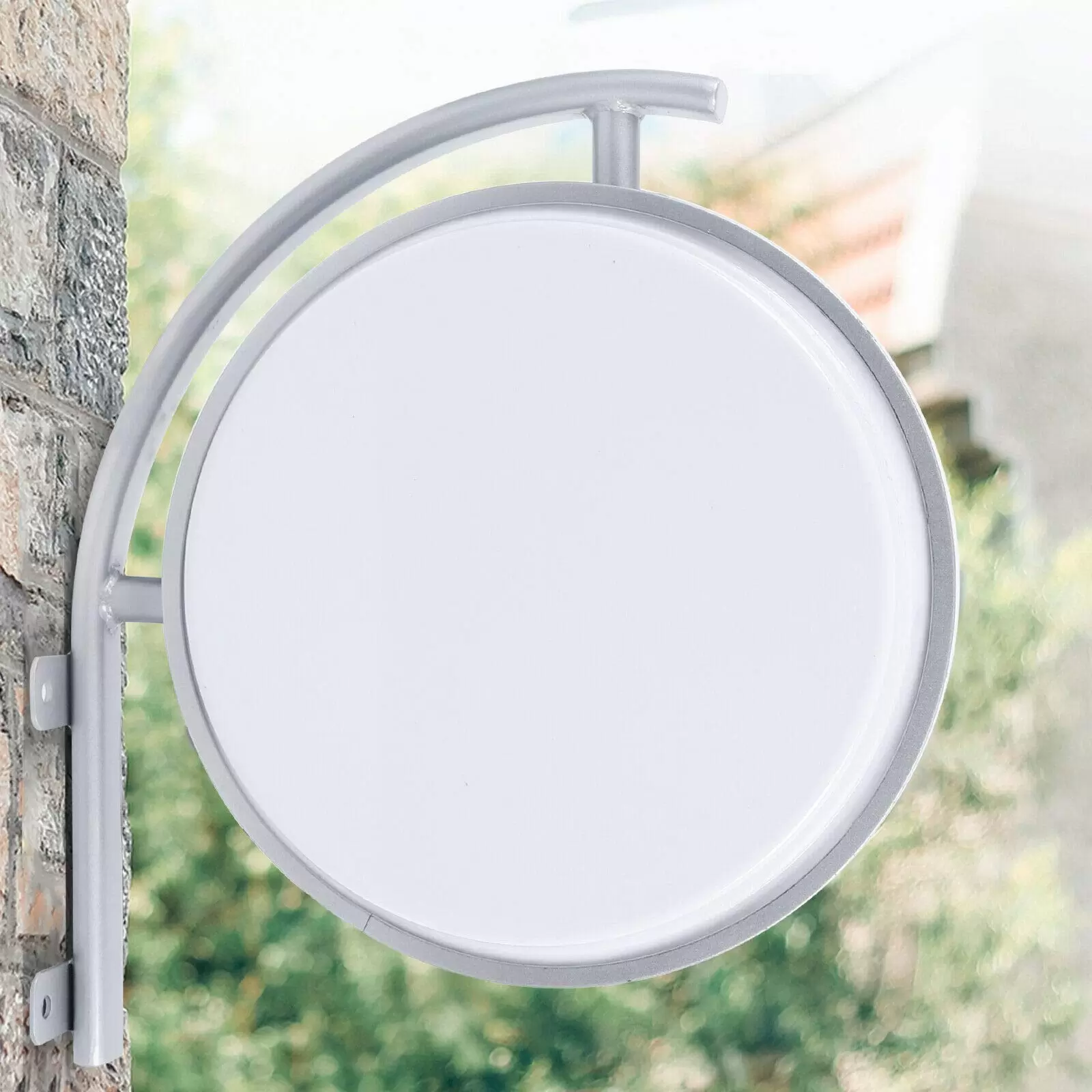 Double-sided round LED box - Diameter: 40 cm - With 1.5 m power cable Double-sided round LED box - Diameter: 40 cm - With 1.5 m power cable
