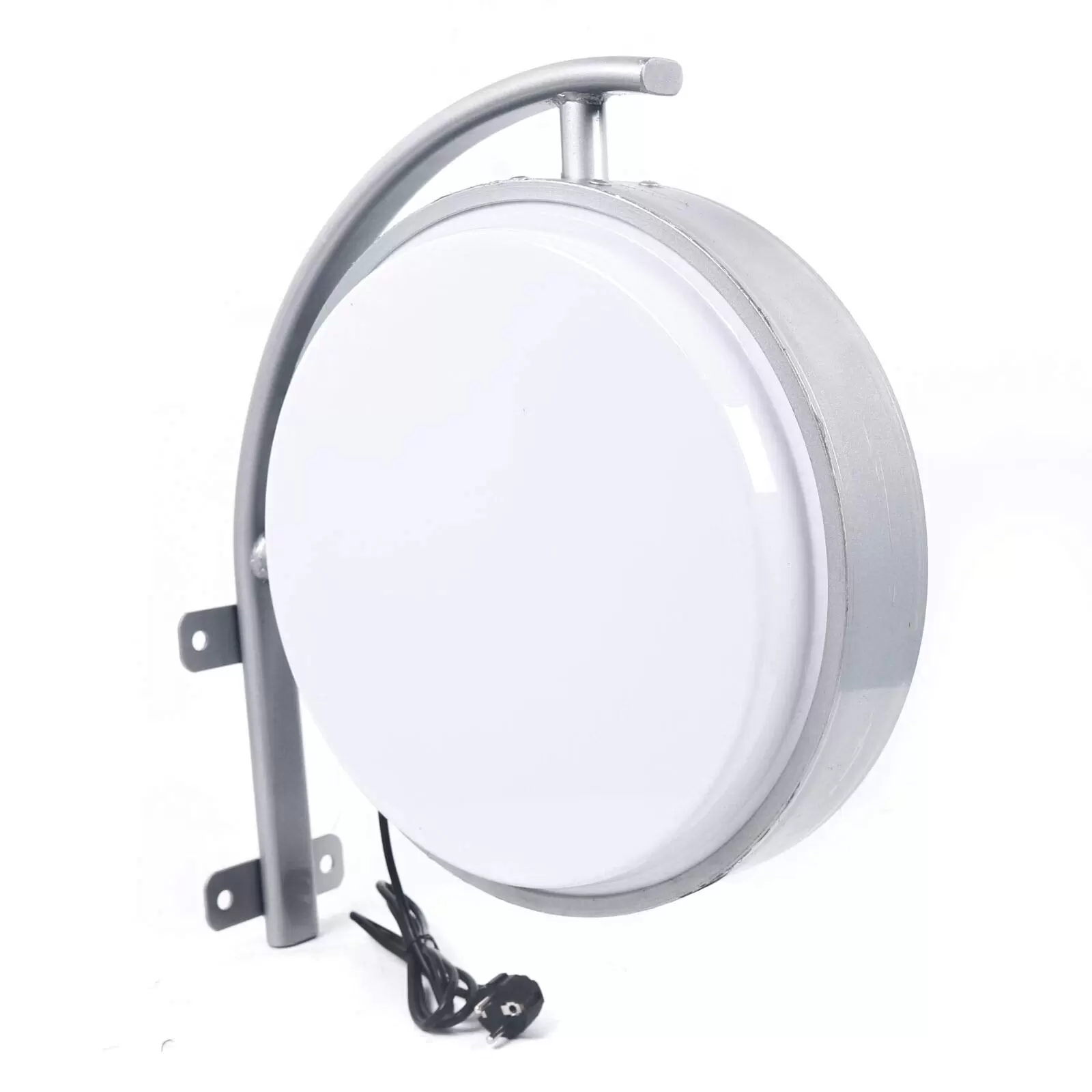 Double-sided round LED box - Diameter: 40 cm - With 1.5 m power cable Double-sided round LED box - Diameter: 40 cm - With 1.5 m power cable