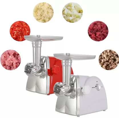Hachoir à viande électrique 800W de qualité alimentaire pour viande 1.5-2kg