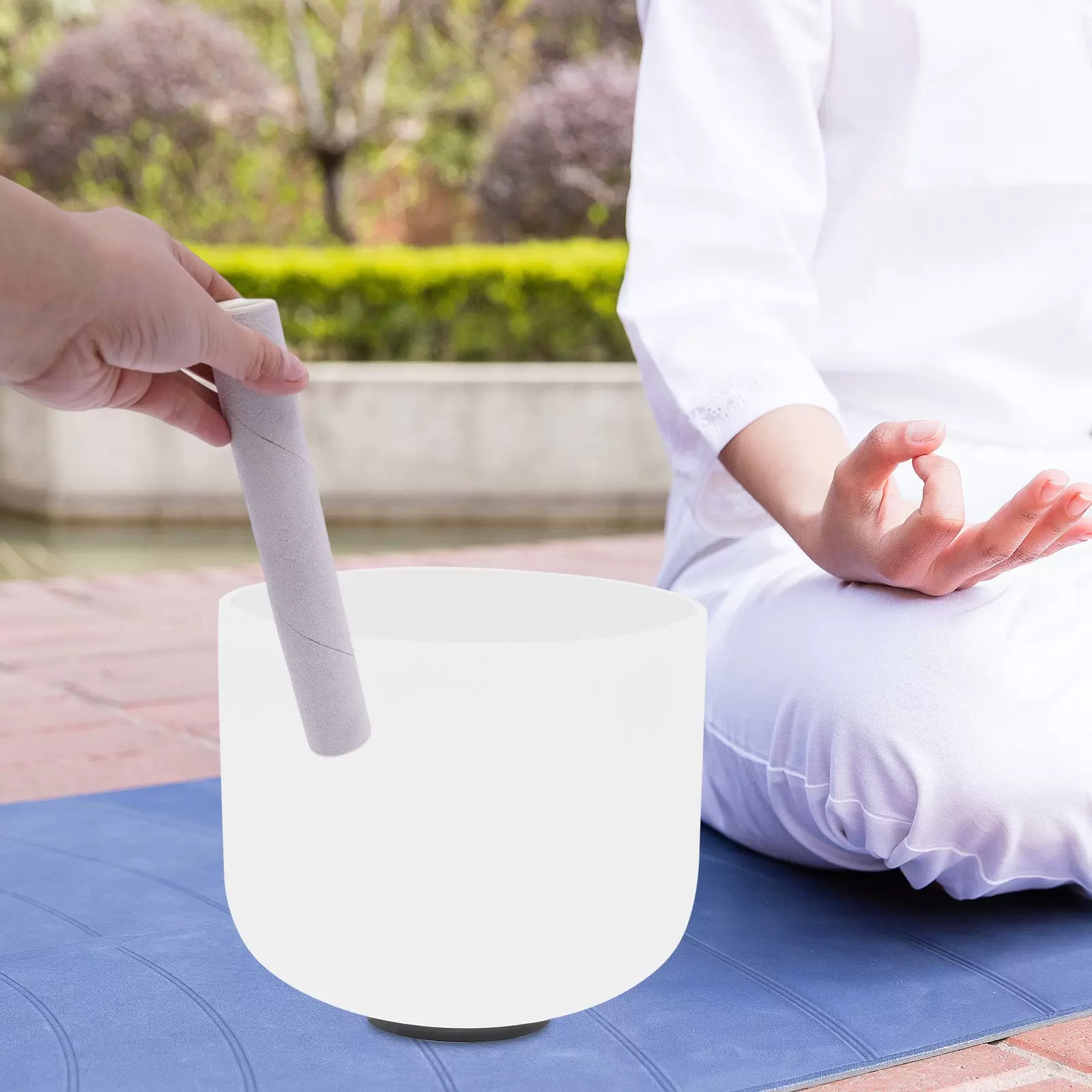 Products 8 inch White Quartz Crystal Singing Bowl F Note, for Meditation (White) Products 8 inch White Quartz Crystal Singing Bowl F Note, for Meditation (White)