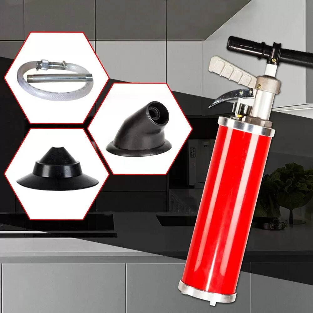 High Pressure Tube Excavator Suction Bell Drain Cleaner 0.7MPa Aluminum Alloy Base Universal High Pressure Tool High Pressure Tube Excavator Suction Bell Drain Cleaner 0.7MPa Aluminum Alloy Base Universal High Pressure Tool