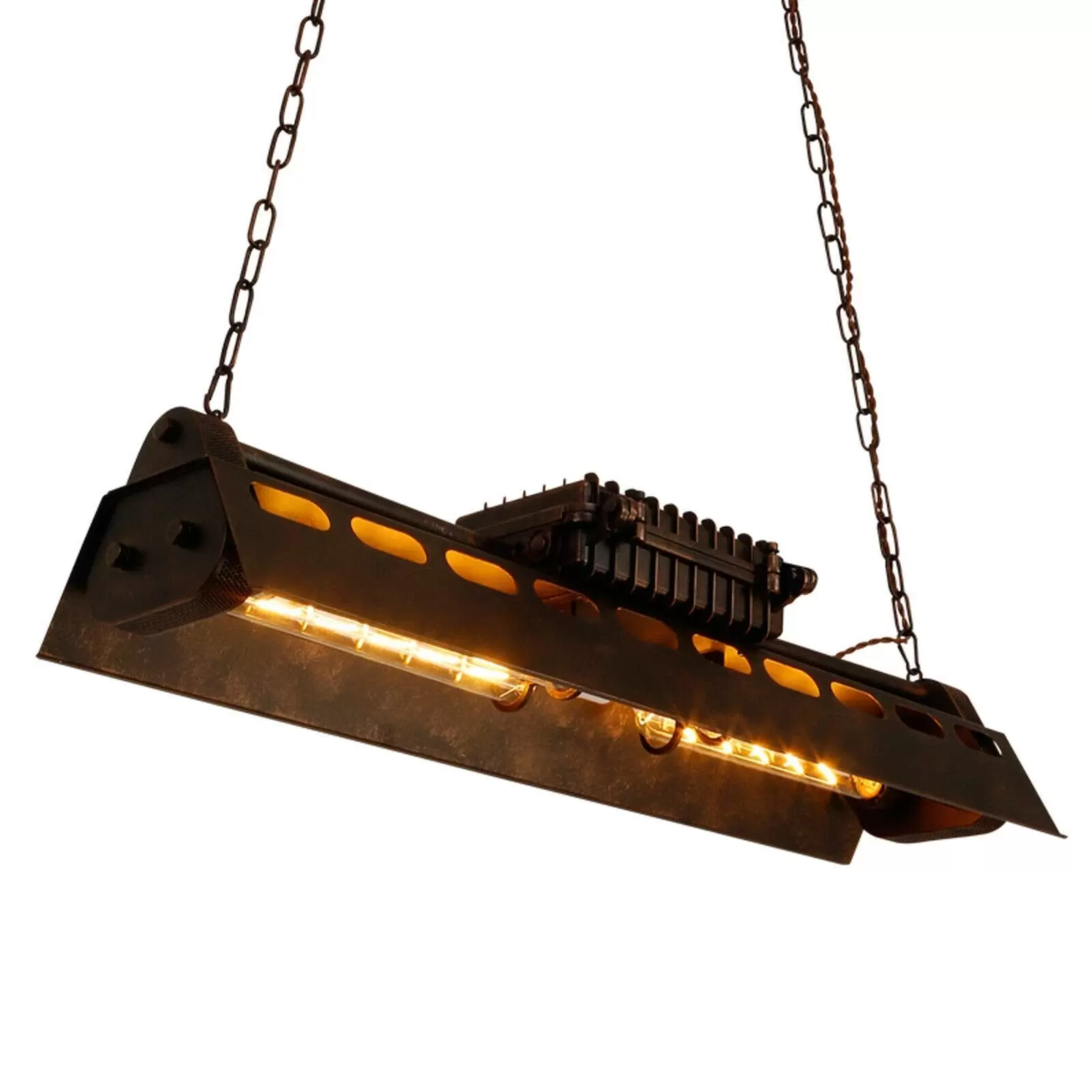 Vintage Retro Industrial Metal Chandelier Retro-industrial Style Chandelier Adjustable Cable Diameter 78cm Perfect for Restaurants Bars Cafes