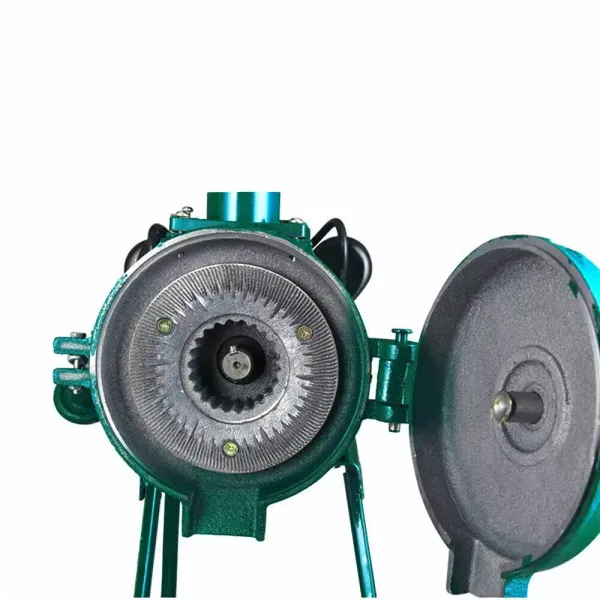 Cereal mill with funnel for seeds, rice flour, corn 1400 rpm (Green)