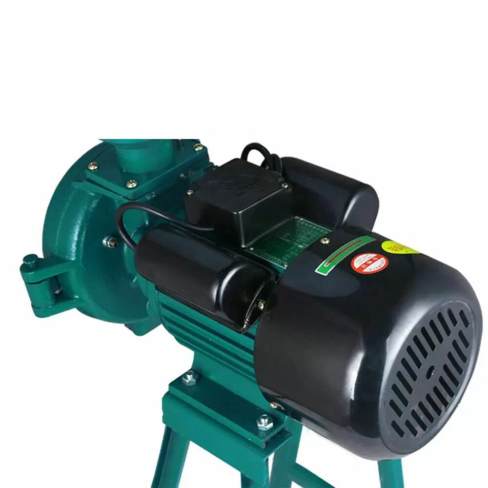 Cereal mill with funnel for seeds, rice flour, corn 1400 rpm (Green) Cereal mill with funnel for seeds, rice flour, corn 1400 rpm (Green)