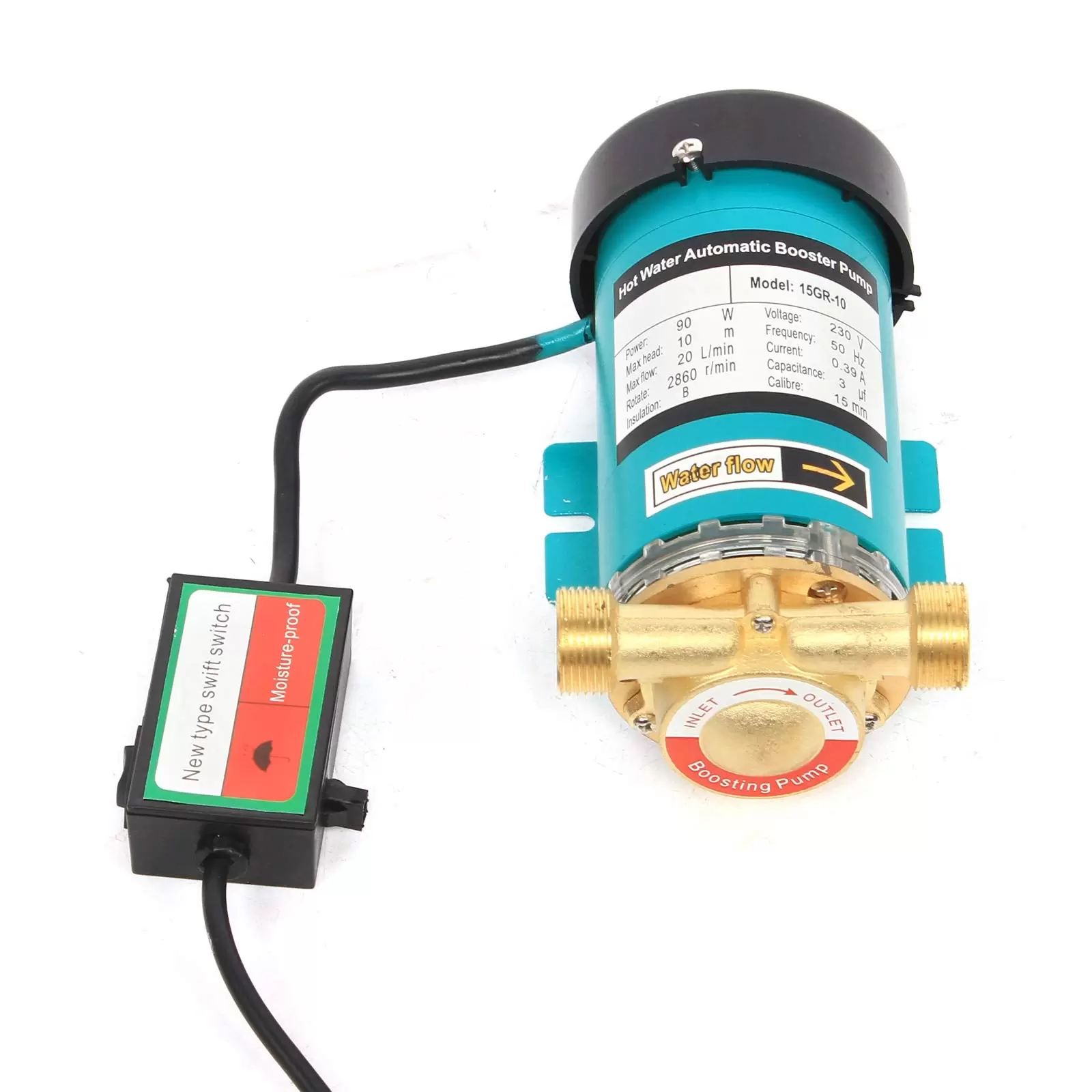 90w 220v Pressure Pump Water Pump For Garden Water System Pump 2850 Rpm For Your Showe Faucets Washing Machines Kettles 90w Clg12-8 Pump