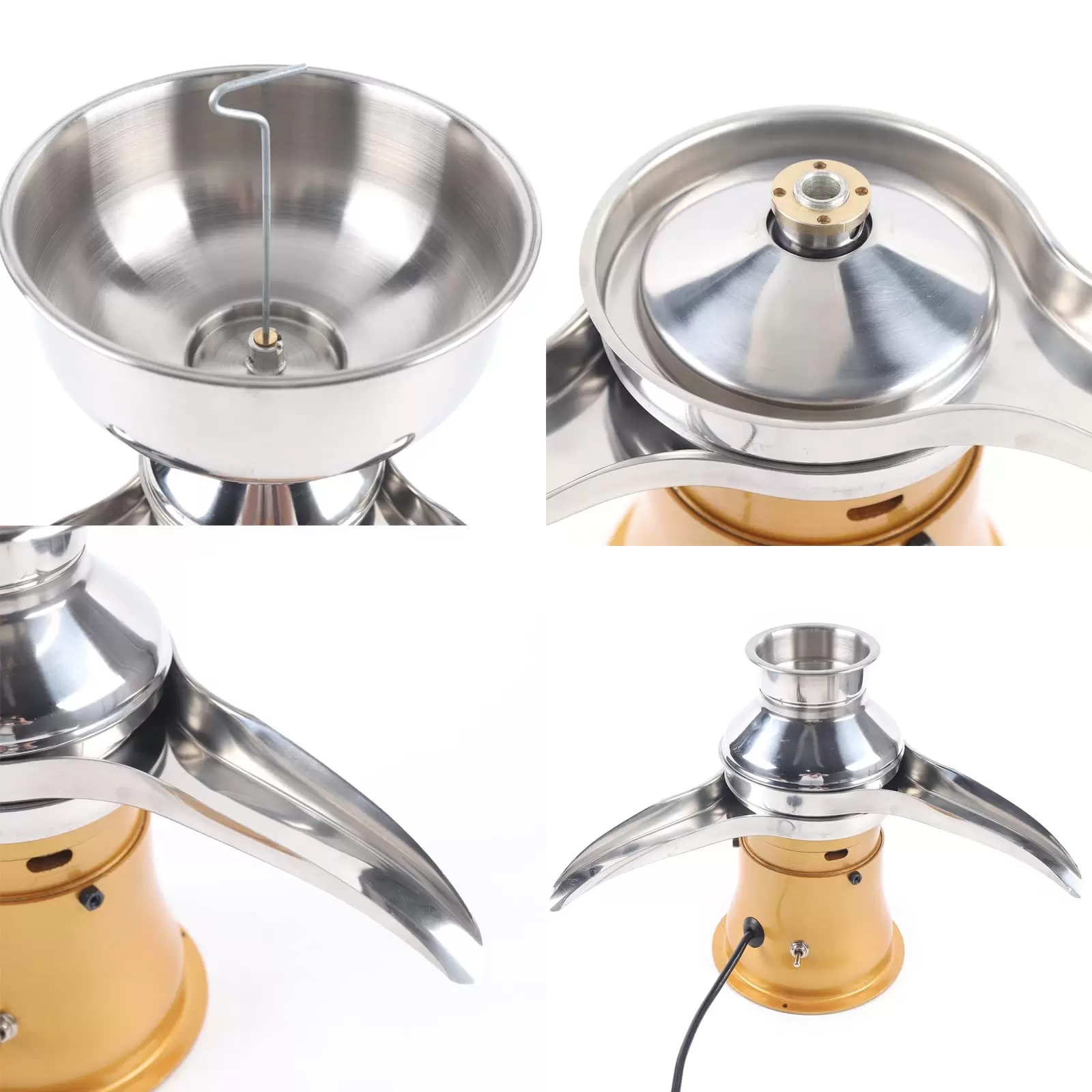 50 l/h - Fresh Milk Separator - Cow Milk Separator Machine - Roller Speed: 9800-11000 rpm