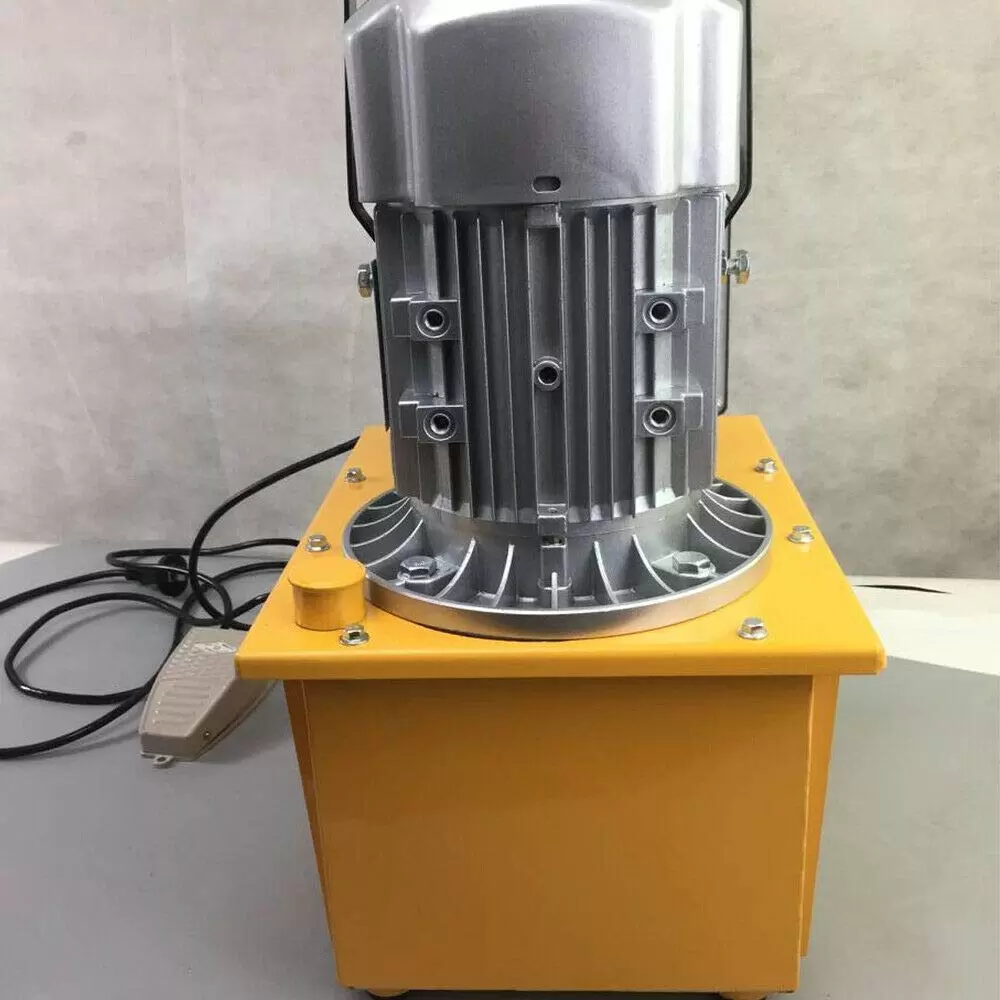 Driven hydraulic pump 700 bar 7 l with pedal valve 750 W Electric Hydraulic Pump Single Acting Solenoid Valve Control 70MPa 10000PSI 750W Driven hydraulic pump 700 bar 7 l with pedal valve 750 W Electric Hydraulic Pump Single Acting Solenoid Valve Control 70MPa 10000PSI 750W