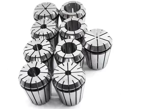 M12 MK3 ER32 Collet Chuck + 9pcs 2-20mm Collet Set for Milling Machine, Made of High Quality Spring Steel