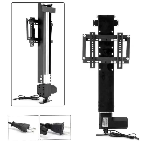 Electric TV Lift Wall Mount - Adjustable Height - for Plasma Screens with Remote Control - Suitable for 26"-57" Screens
