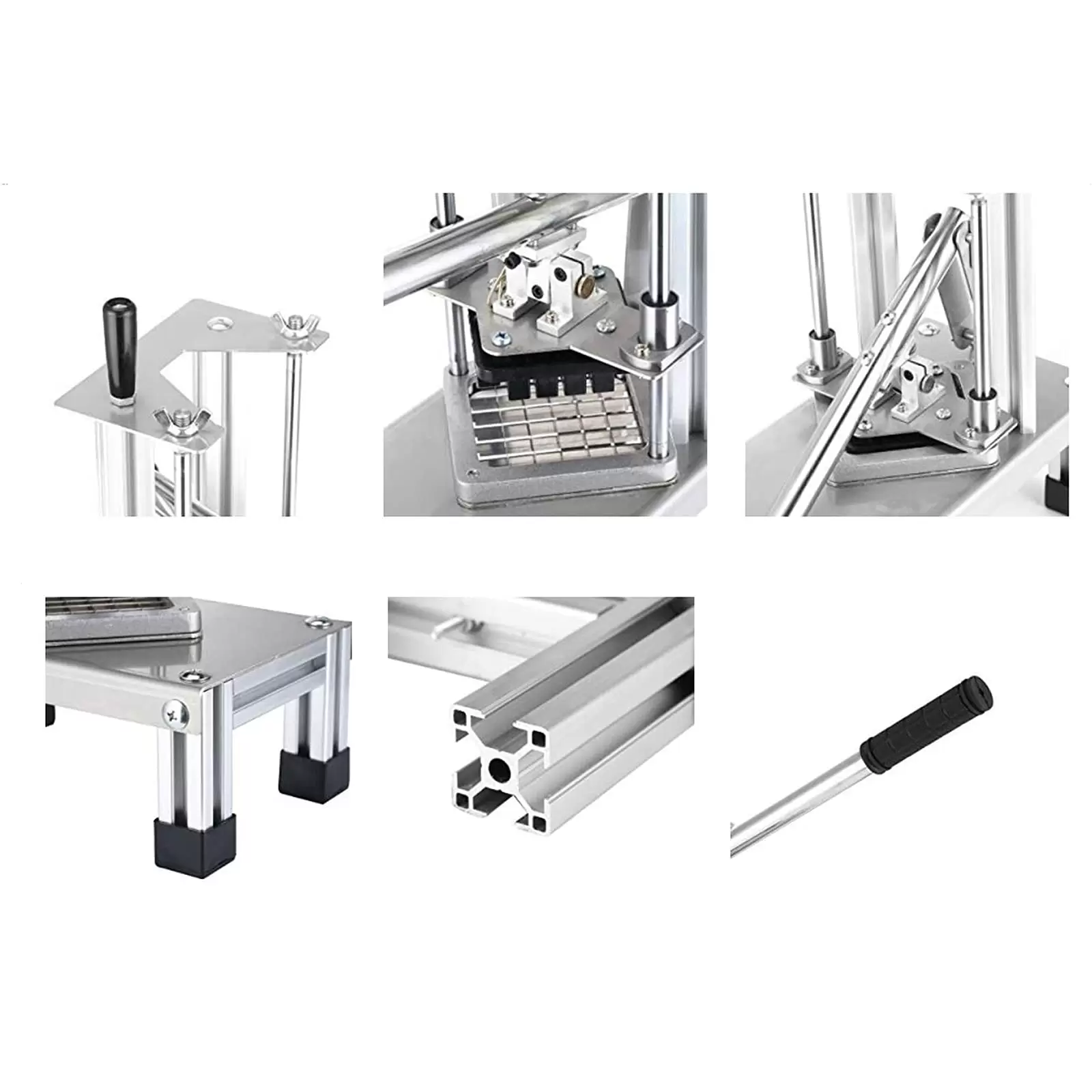 Stainless Steel French Fry Cutter Commercial Manual French Fry Cutter Commercial Vegetable Fruit Food Cutter Used To Cut Potatoes Cucumbers Stainless Steel French Fry Cutter Commercial Manual French Fry Cutter Commercial Vegetable Fruit Food Cutter Used To Cut Potatoes Cucumbers