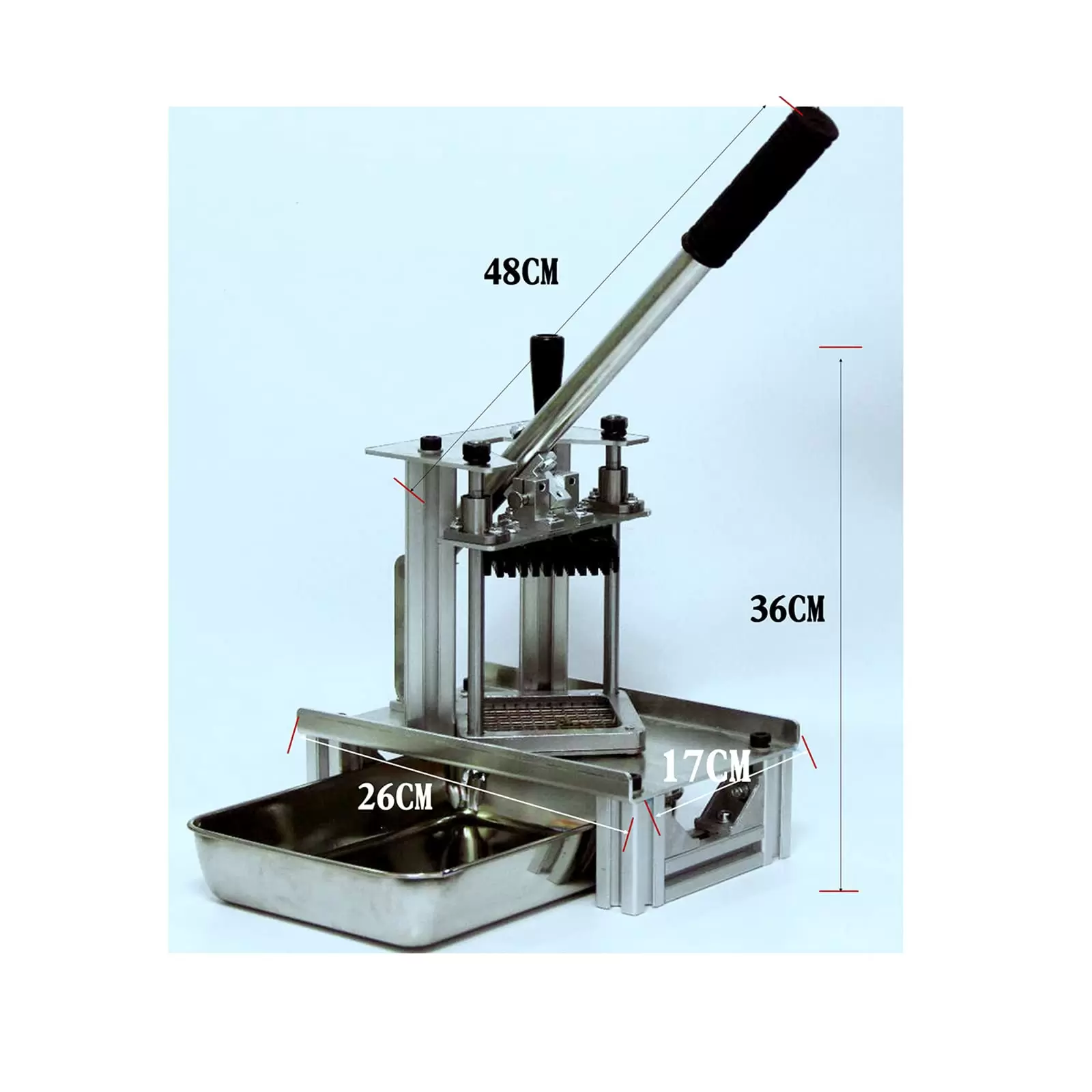 Stainless Steel French Fry Cutter Commercial Manual French Fry Cutter Commercial Vegetable Fruit Food Cutter Used To Cut Potatoes Cucumbers Stainless Steel French Fry Cutter Commercial Manual French Fry Cutter Commercial Vegetable Fruit Food Cutter Used To Cut Potatoes Cucumbers