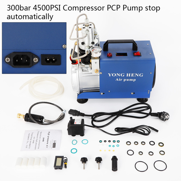 High Pressure Air Compressor Pump Auto-Stop Electric PCP Compressor for Car