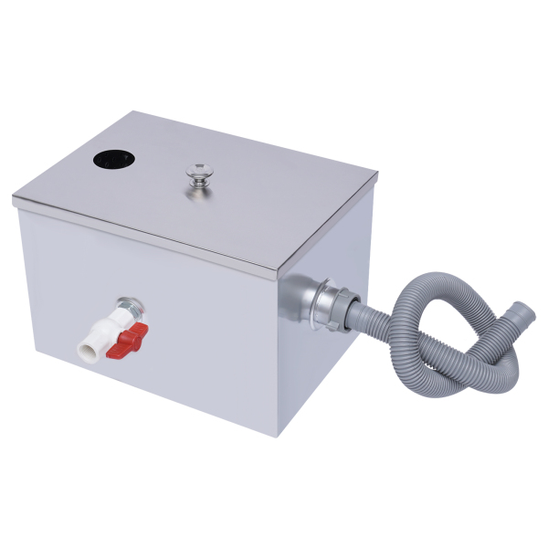 Grease Trap Interceptor Stainless Steel Drain Disc with Grease Separator High-quality Thread Thickened Baffle for Treating Mineral Oil Animal Oil