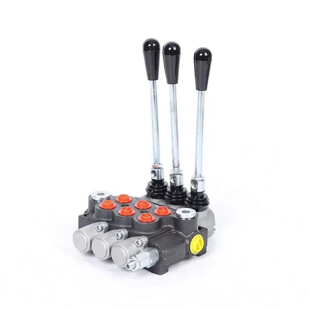 Triple Manual Control Valve - One-piece Double Action Cylinder - Adjustable Pressure Relief Valve - Hydraulic Cylinder - Oil Tank