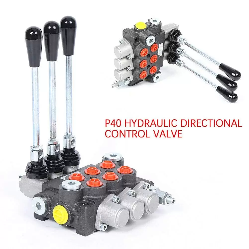 Triple Manual Control Valve - One-piece Double Action Cylinder - Adjustable Pressure Relief Valve - Hydraulic Cylinder - Oil Tank