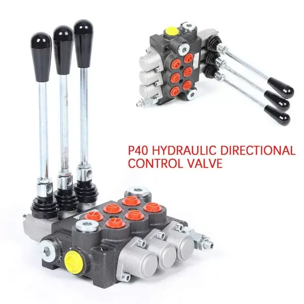 Triple Manual Control Valve - One-piece Double Action Cylinder - Adjustable Pressure Relief Valve - Hydraulic Cylinder - Oil Tank