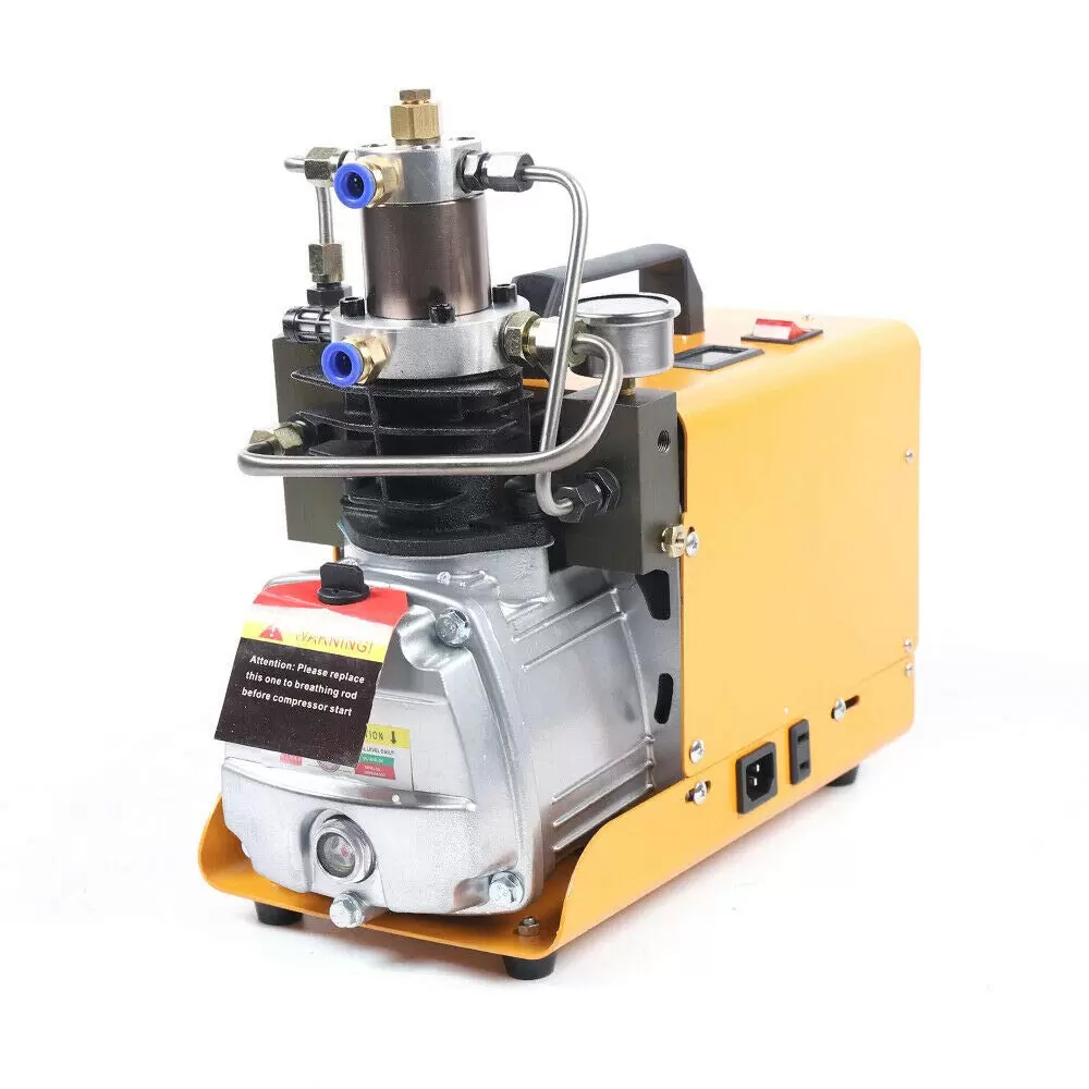 300 Mpa Electric High Pressure Inflatable PCP Pump Electric High Pressure Inflatable Pump with External Oil-Water Separator Manual Air Compressor 2800 RPM