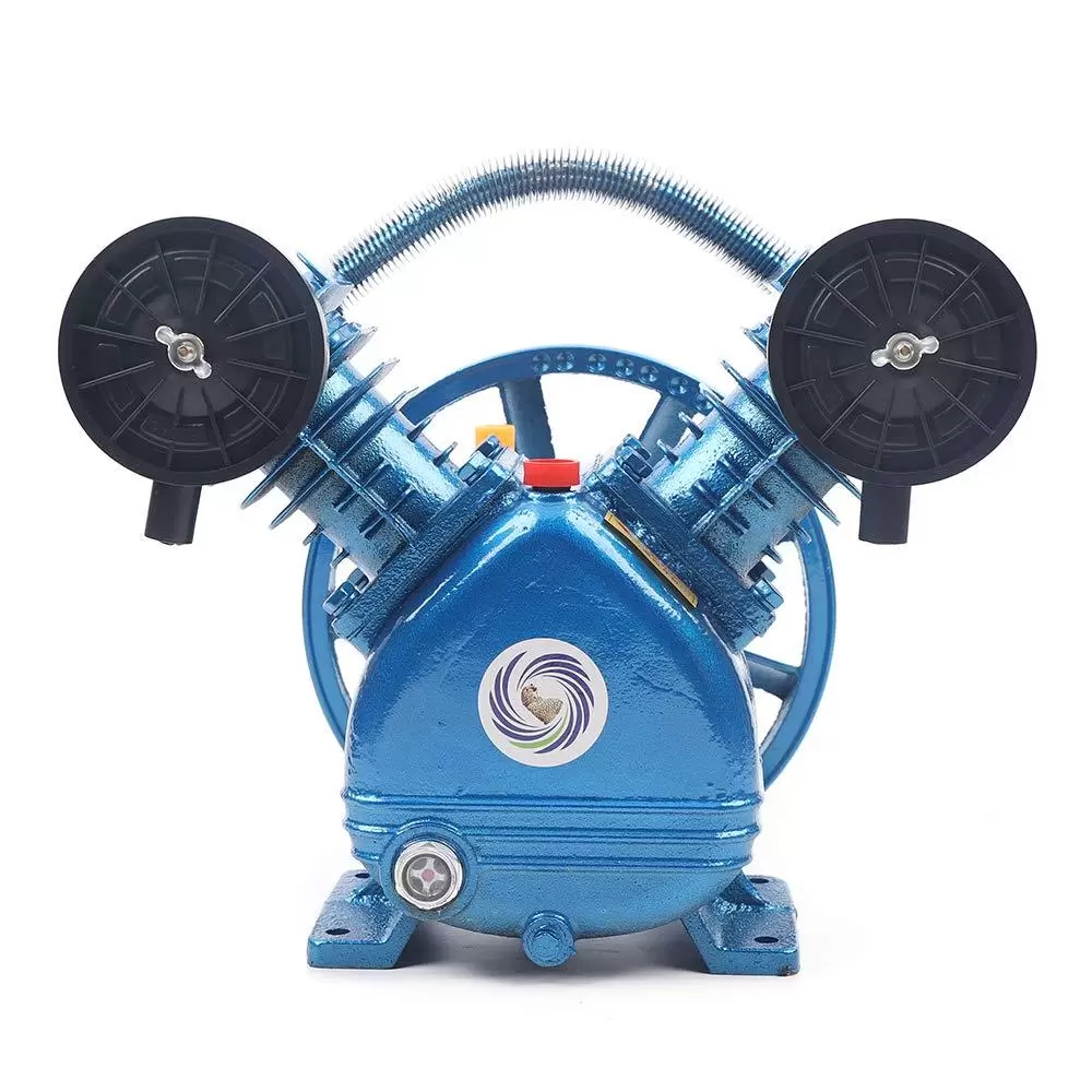 1500W 115PSI 2HP V-Style Doppelzylinder Air Compressor Pump 2 Piston Air Compressor Head Pump V Style Twin Cylinder Single Stage 2HP 115PSI
