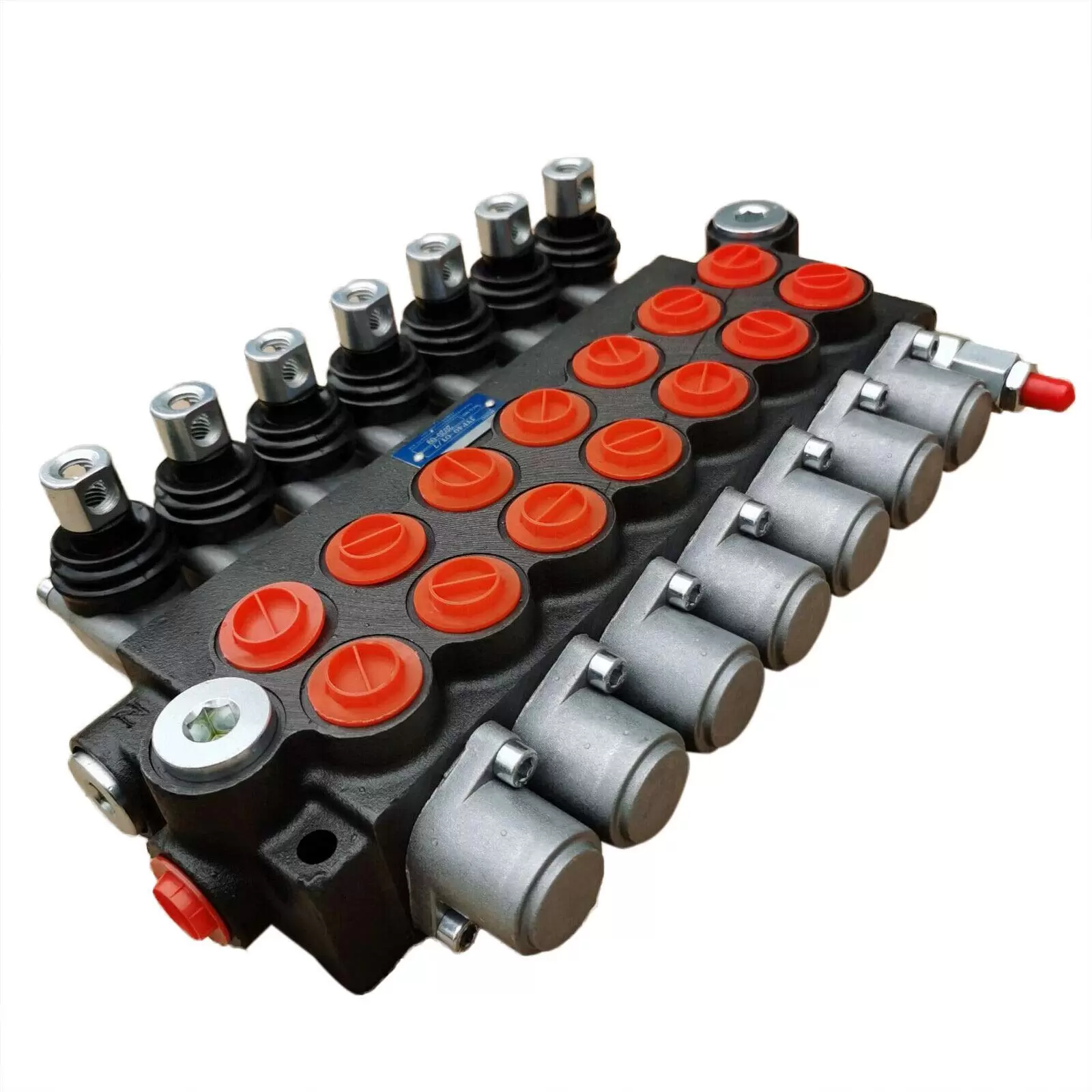7 Spool 4300 PSI Double Acting Hydraulic Control Valve 11 GPM Adjustable Tractor Loader 7 Spool 4300 PSI Double Acting Hydraulic Control Valve 11 GPM Adjustable Tractor Loader