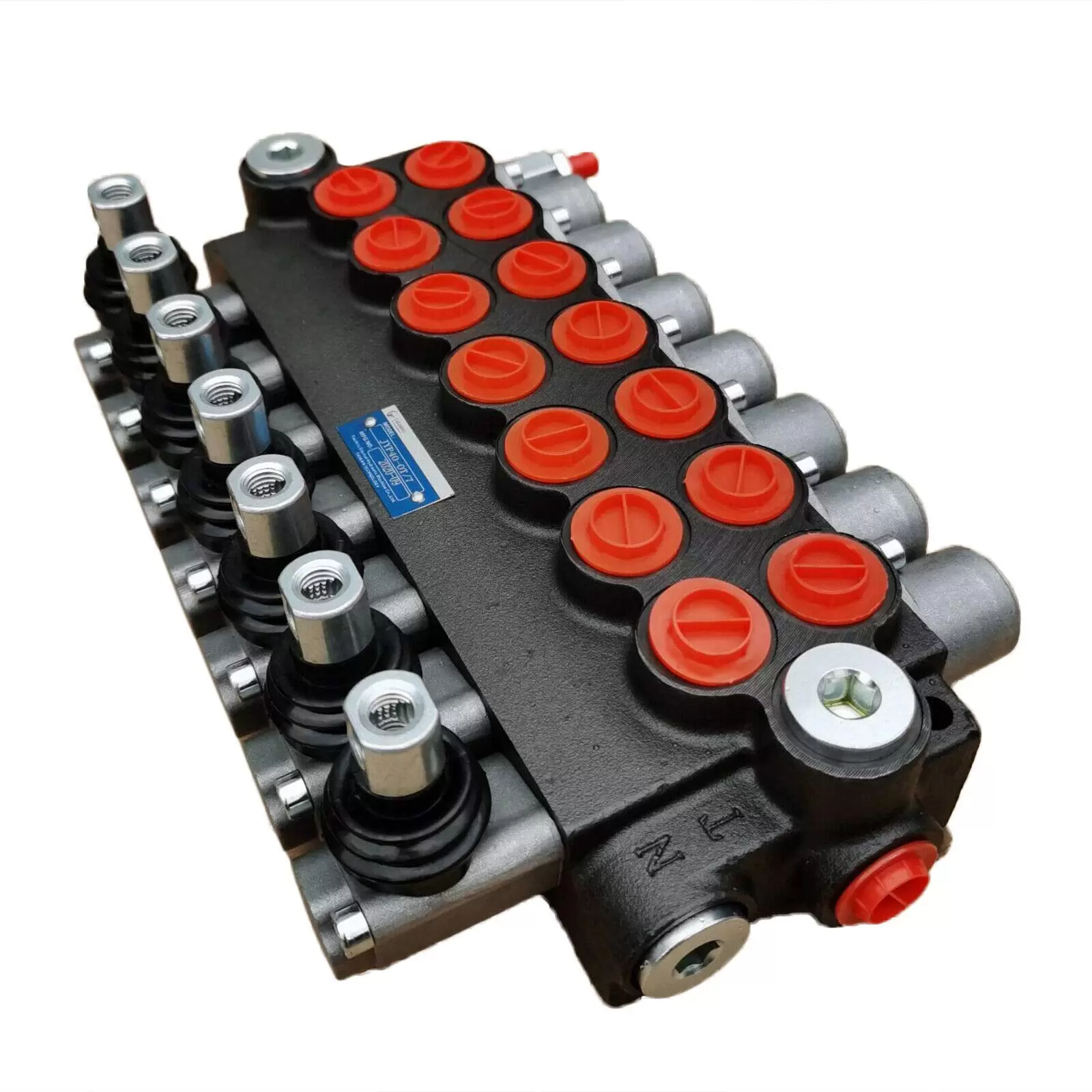 7 Spool 4300 PSI Double Acting Hydraulic Control Valve 11 GPM Adjustable Tractor Loader 7 Spool 4300 PSI Double Acting Hydraulic Control Valve 11 GPM Adjustable Tractor Loader