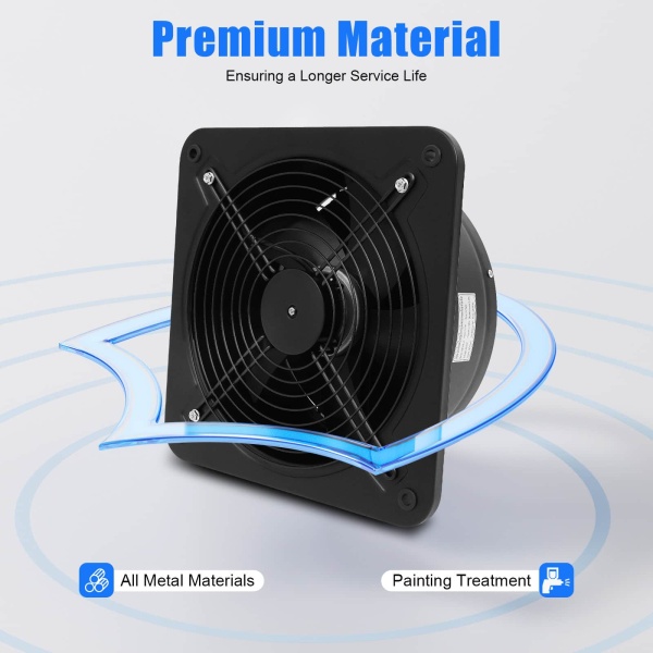 CNCEST-Wall fan for bathroom - 300 mm - With discharge plate