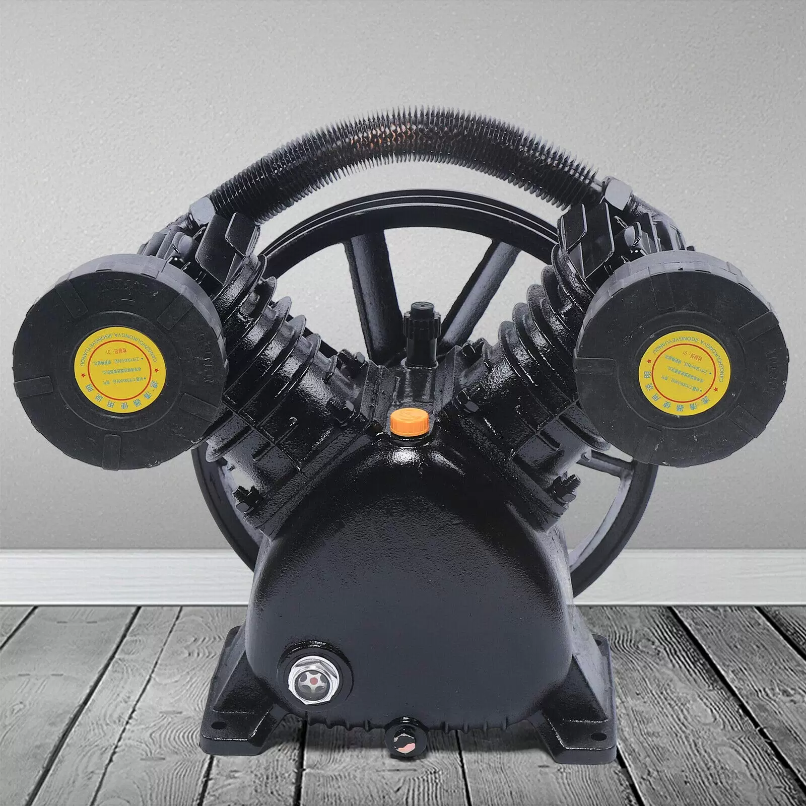 Piston Compressor 4000 W Air Compressor Pump Type V 900 rpm 4 kW 2 Cylinders