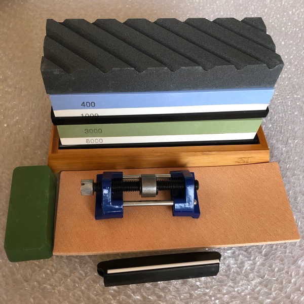 Knife Sharpening Kit, Grit Double-sided Knife Sharpening Set