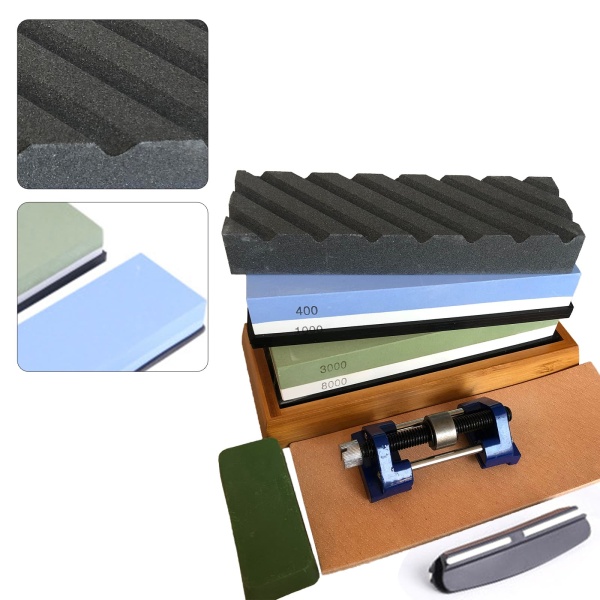 Knife Sharpening Kit, Grit Double-sided Knife Sharpening Set
